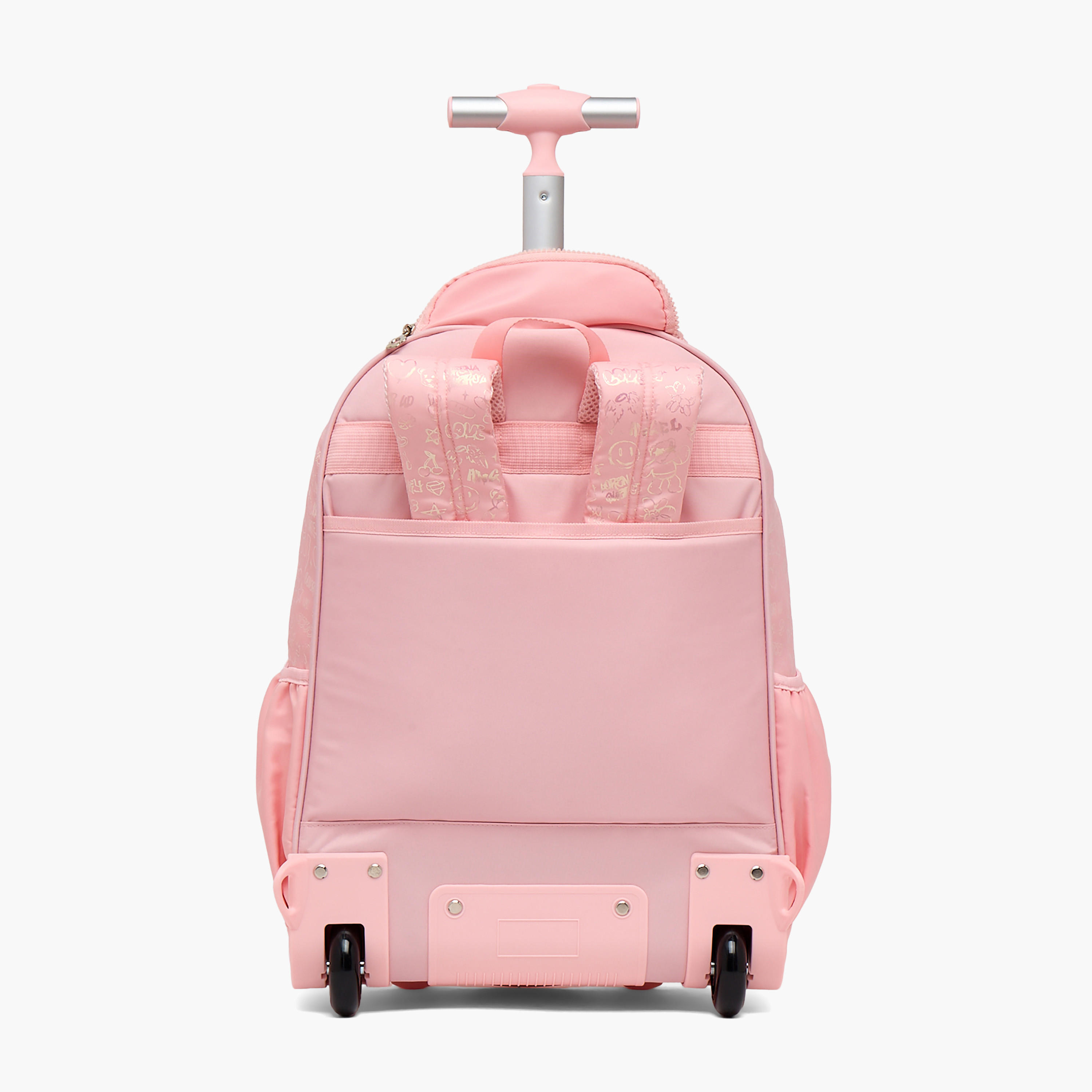 Little Missy Quilted Trolley Bag for Girls 13+ Years with Durable Wheels-school-bagsandbackpacks-trolleybags-image-9