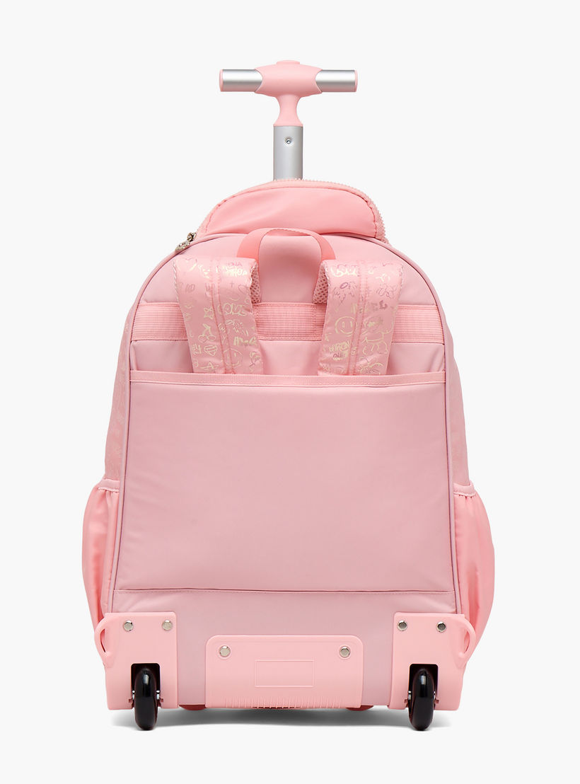 Little Missy Quilted Trolley Bag for Girls 13+ Years with Durable Wheels-school-bagsandbackpacks-trolleybags-image-9