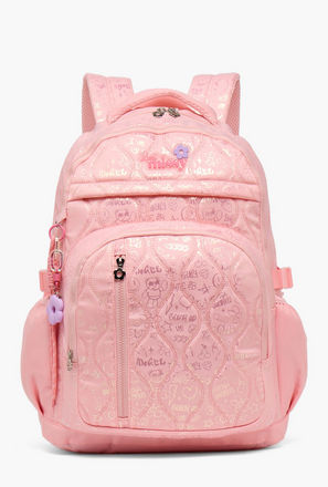 Little Missy Printed Backpack for Girls 13+ Years with Padded Laptop Sleeve-school-image-1
