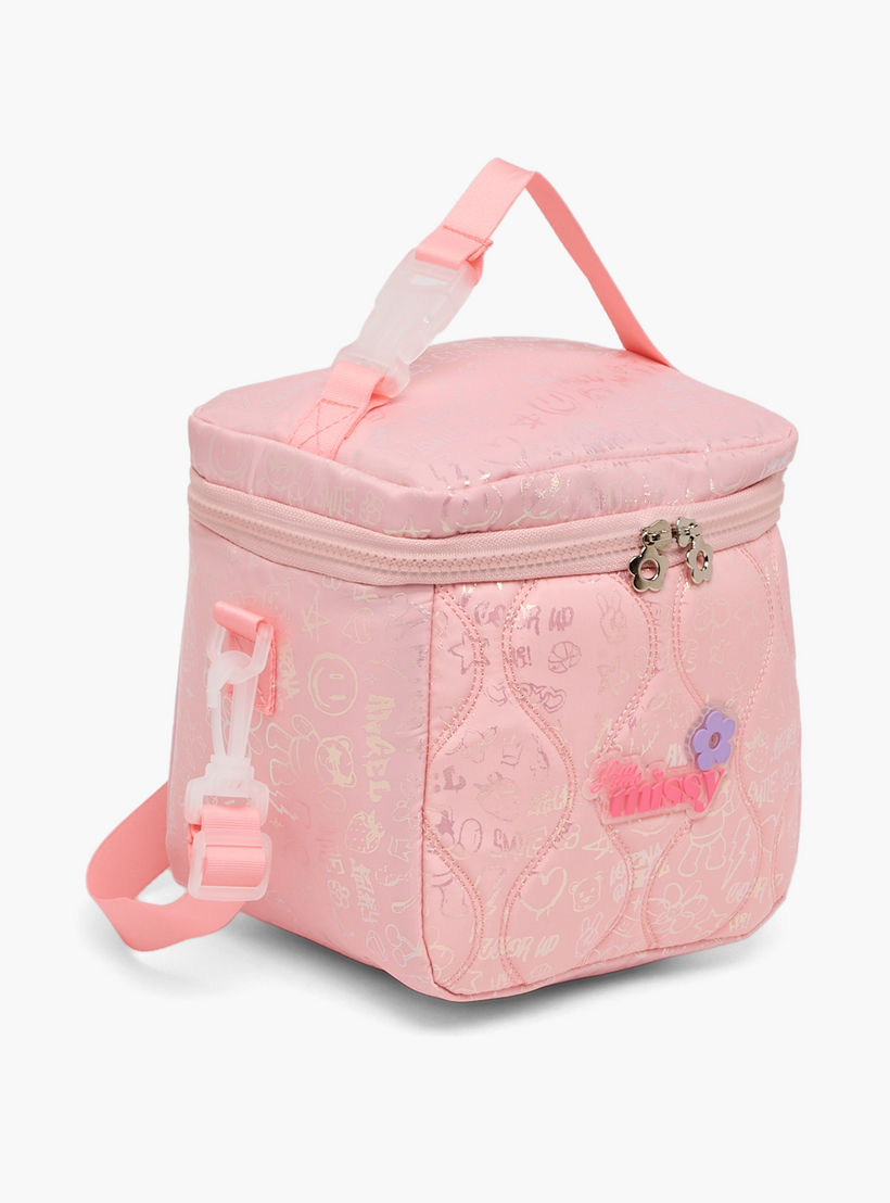 Little Missy Quilted Lunch Bag for Girls 13 Years+ with Detachable Strap-school-lunchessentials-lunchbags-image-3