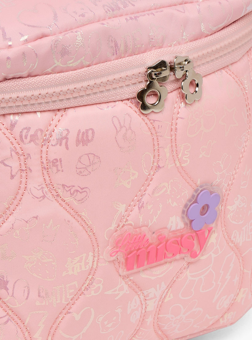 Little Missy Quilted Lunch Bag for Girls 13 Years+ with Detachable Strap-school-lunchessentials-lunchbags-image-4