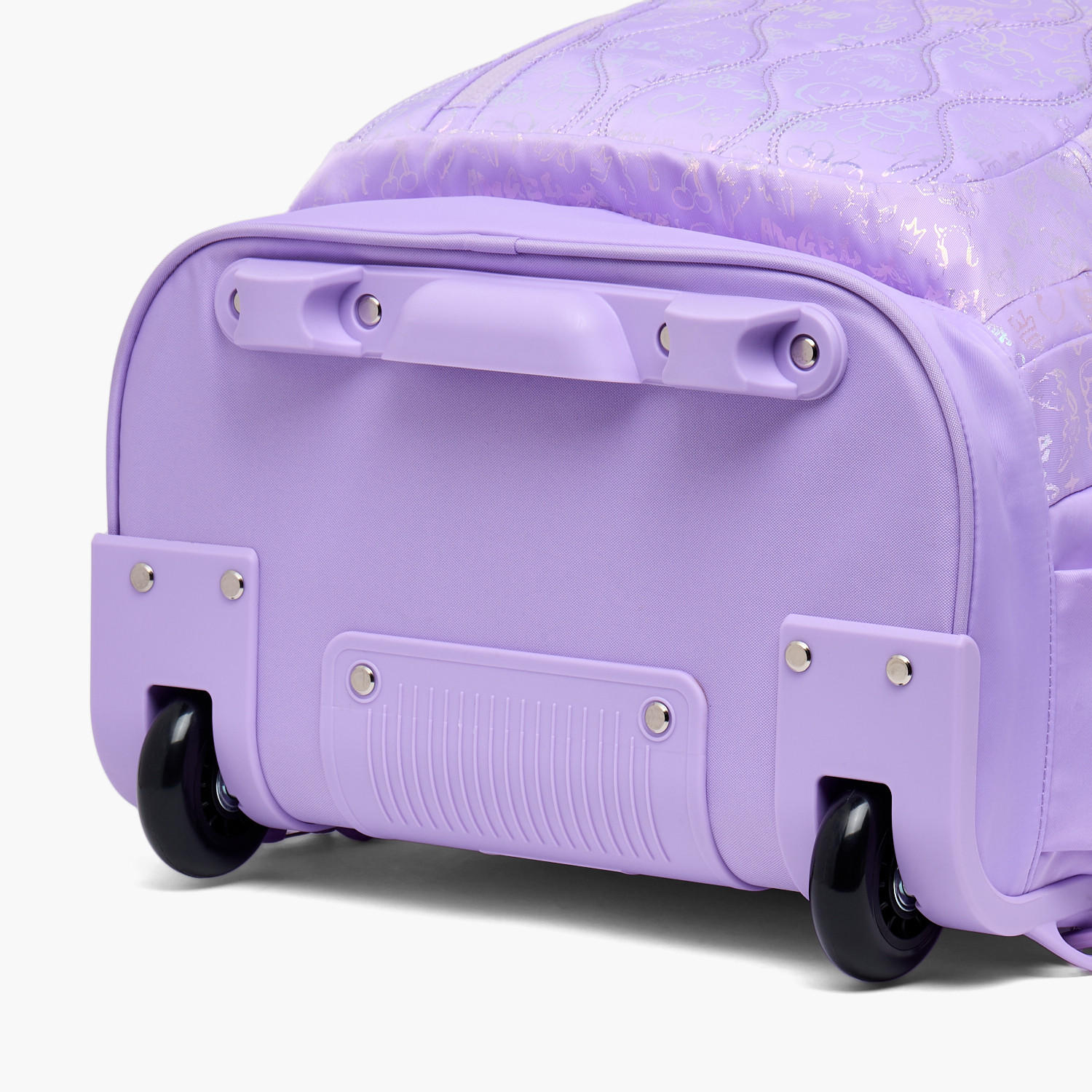 Little Missy Quilted Trolley Bag for Girls 13+ Years with Durable Wheels-school-bagsandbackpacks-trolleybags-image-11