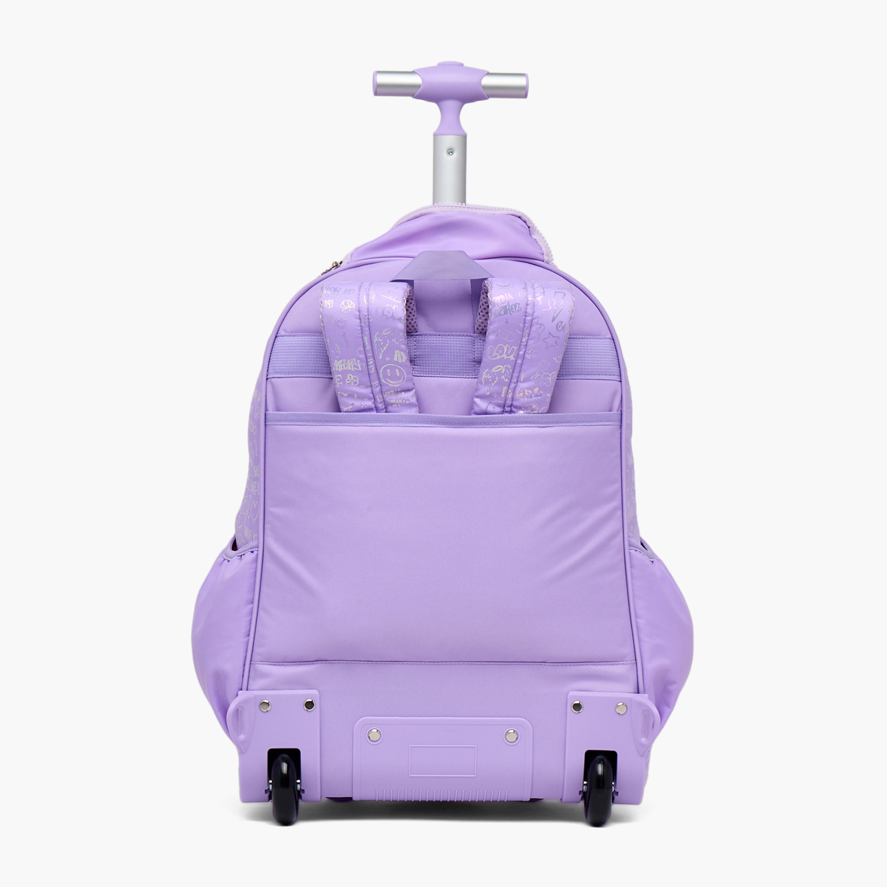 Little Missy Quilted Trolley Bag for Girls 13+ Years with Durable Wheels-school-bagsandbackpacks-trolleybags-image-9