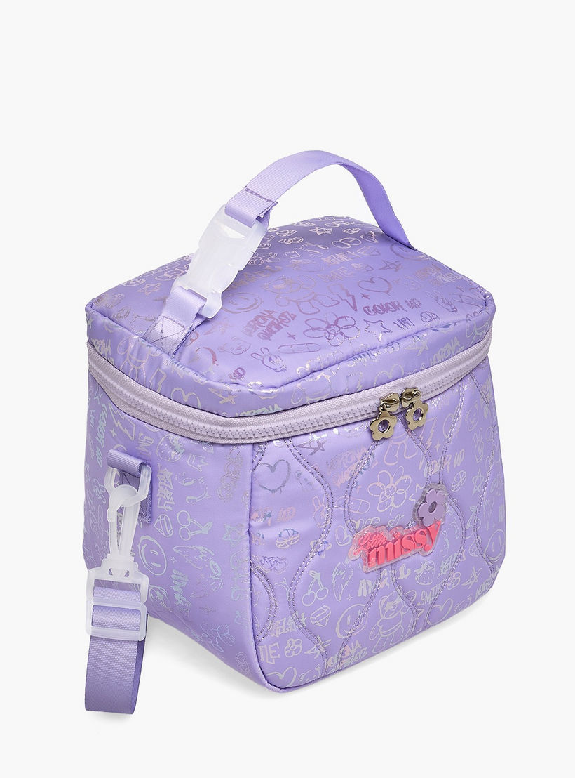 Little Missy Quilted Lunch Bag for Girls 13 Years+ with Detachable Strap-school-lunchessentials-lunchbags-image-2