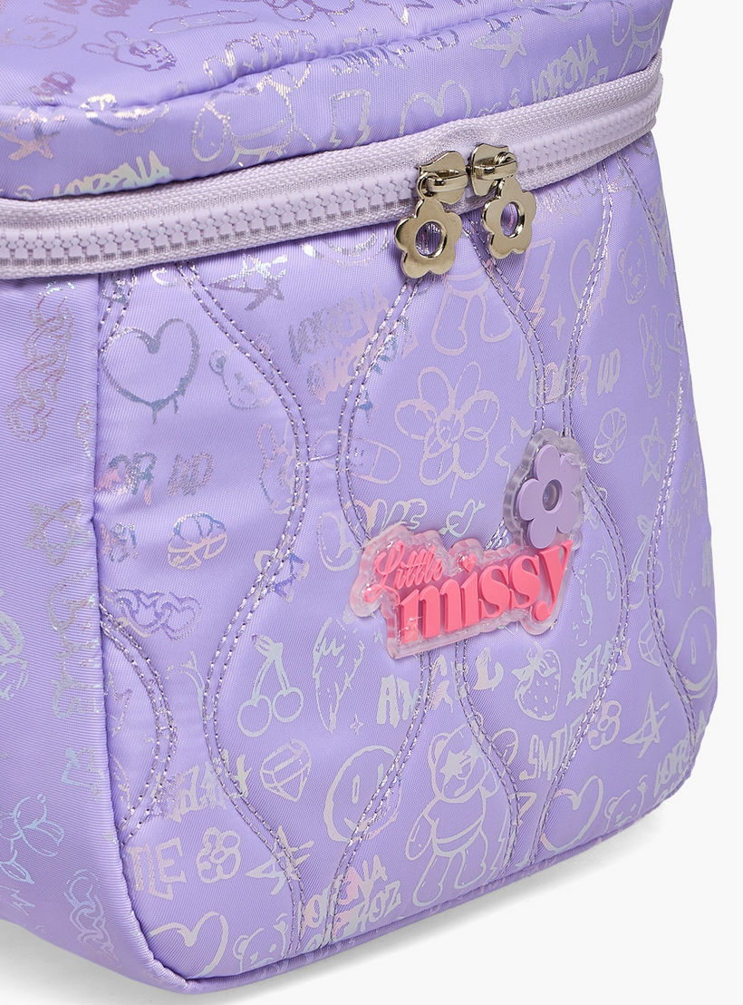 Little Missy Quilted Lunch Bag for Girls 13 Years+ with Detachable Strap-school-lunchessentials-lunchbags-image-3