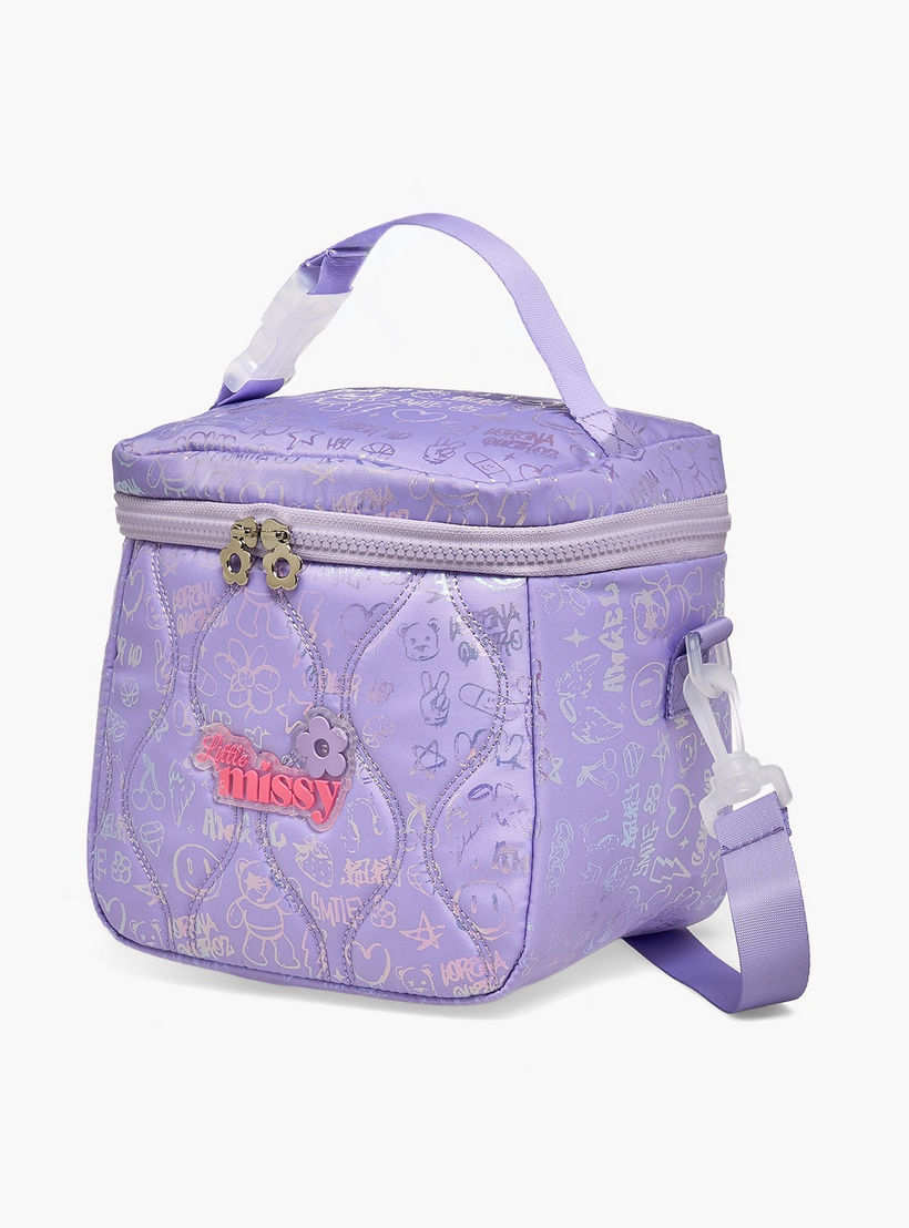 Little Missy Quilted Lunch Bag for Girls 13 Years+ with Detachable Strap-school-lunchessentials-lunchbags-image-7