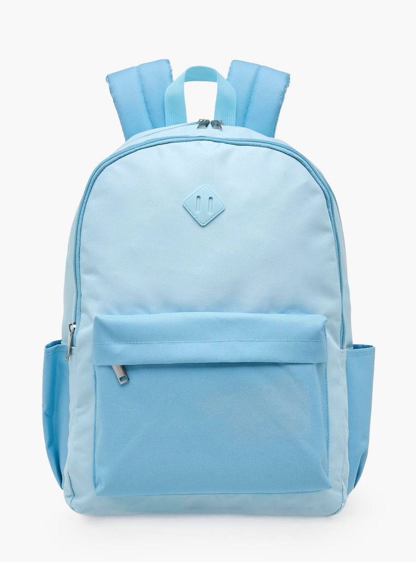 Solid 4-Piece School Bag Set for Kids 8-13 Years with Pencil Pouch and Lunch Bag - 17 inch-school-bagsandbackpacks-backpacks-image-4