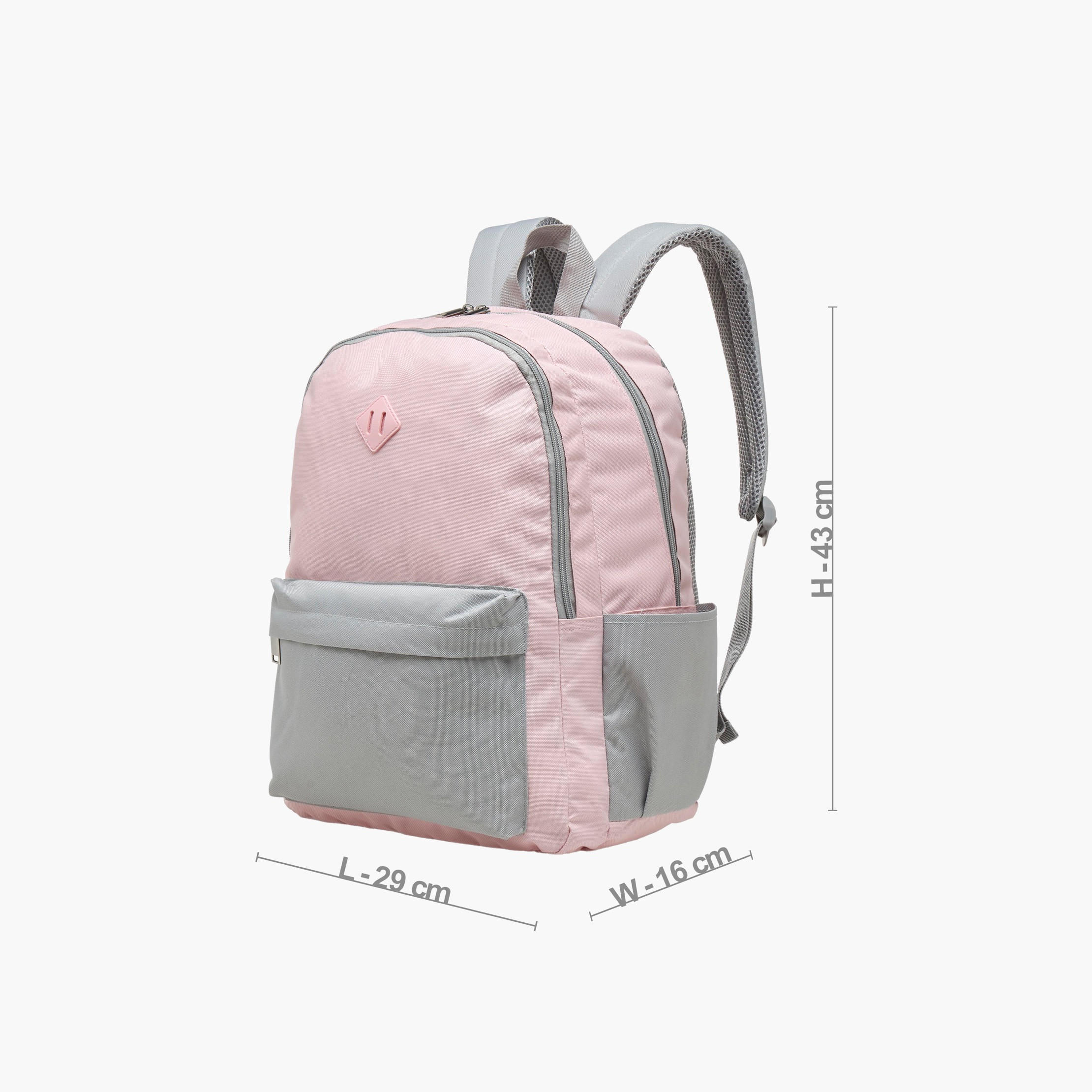 طقم شنطة مدرسية سادة 4 قطع للأطفال 8-13 سنوات مع مقلمة وشنطة غداء - 17 بوصة-school-bagsandbackpacks-backpacks-image-8
