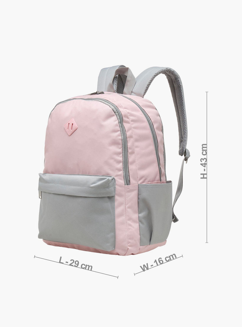 طقم شنطة مدرسية سادة 4 قطع للأطفال 8-13 سنوات مع مقلمة وشنطة غداء - 17 بوصة-school-bagsandbackpacks-backpacks-image-8
