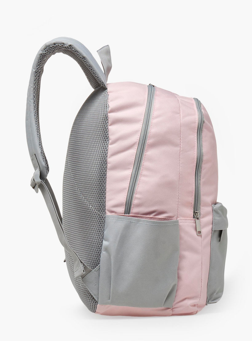 طقم شنطة مدرسية سادة 4 قطع للأطفال 8-13 سنوات مع مقلمة وشنطة غداء - 17 بوصة-school-bagsandbackpacks-backpacks-image-9