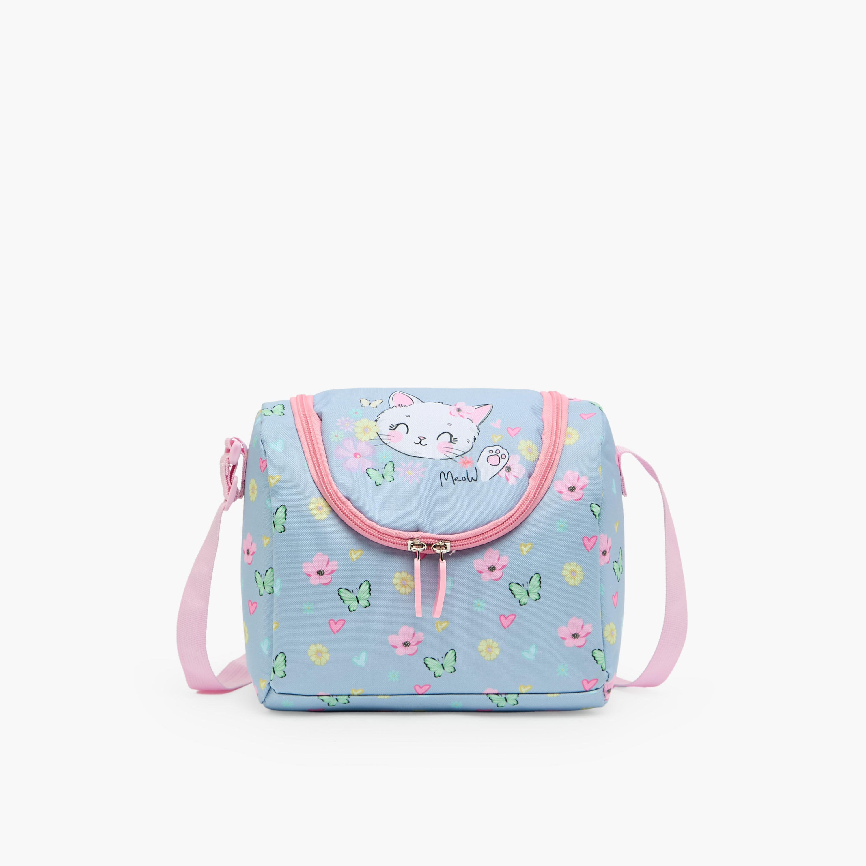 Kitty Print 4-Piece Backpack School Bag Set for Girls 5-8 Years with Pencil Pouch - 17 inches-school-bagsandbackpacks-backpacks-image-11