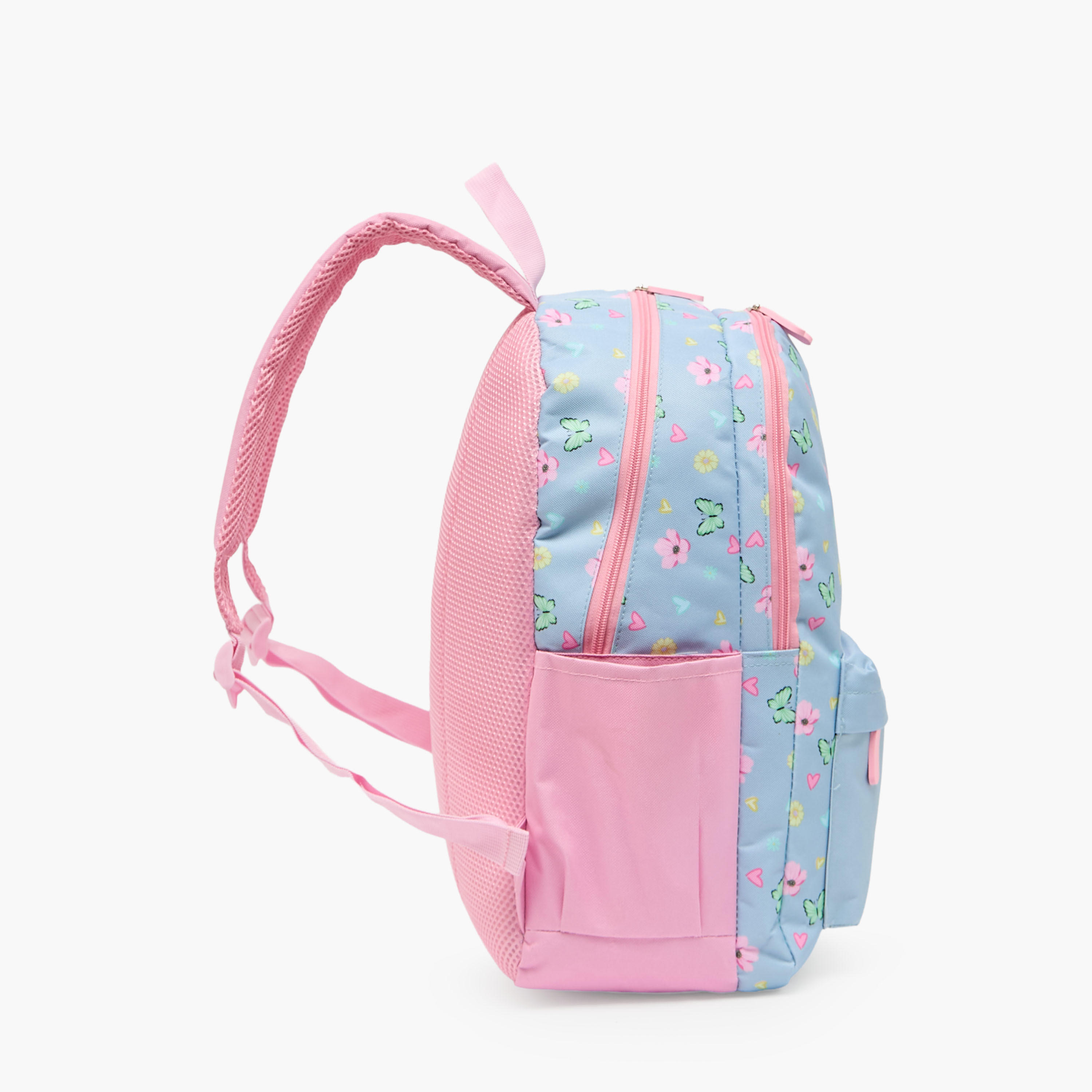 Kitty Print 4-Piece Backpack School Bag Set for Girls 5-8 Years with Pencil Pouch - 17 inches-school-bagsandbackpacks-backpacks-image-9
