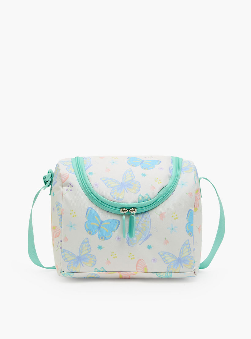 Butterfly Print 4-Piece Backpack School Bag Set for Girls 8-13 Years with Pencil Pouch - 17 inches-school-bagsandbackpacks-backpacks-image-11