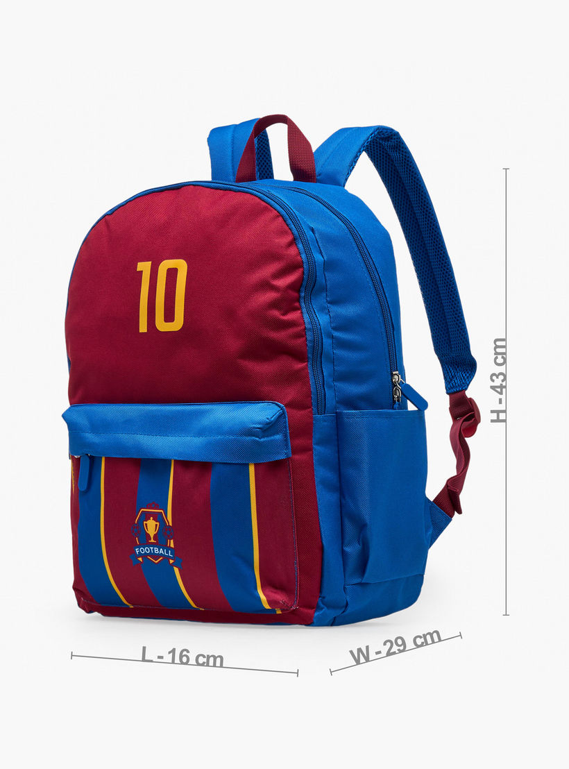 Stripe 4-Piece Backpack School Bag Set for Boys 5-8 Years with Pencil Pouch and Lunch Bag - 17 inch-school-bagsandbackpacks-backpacks-image-8