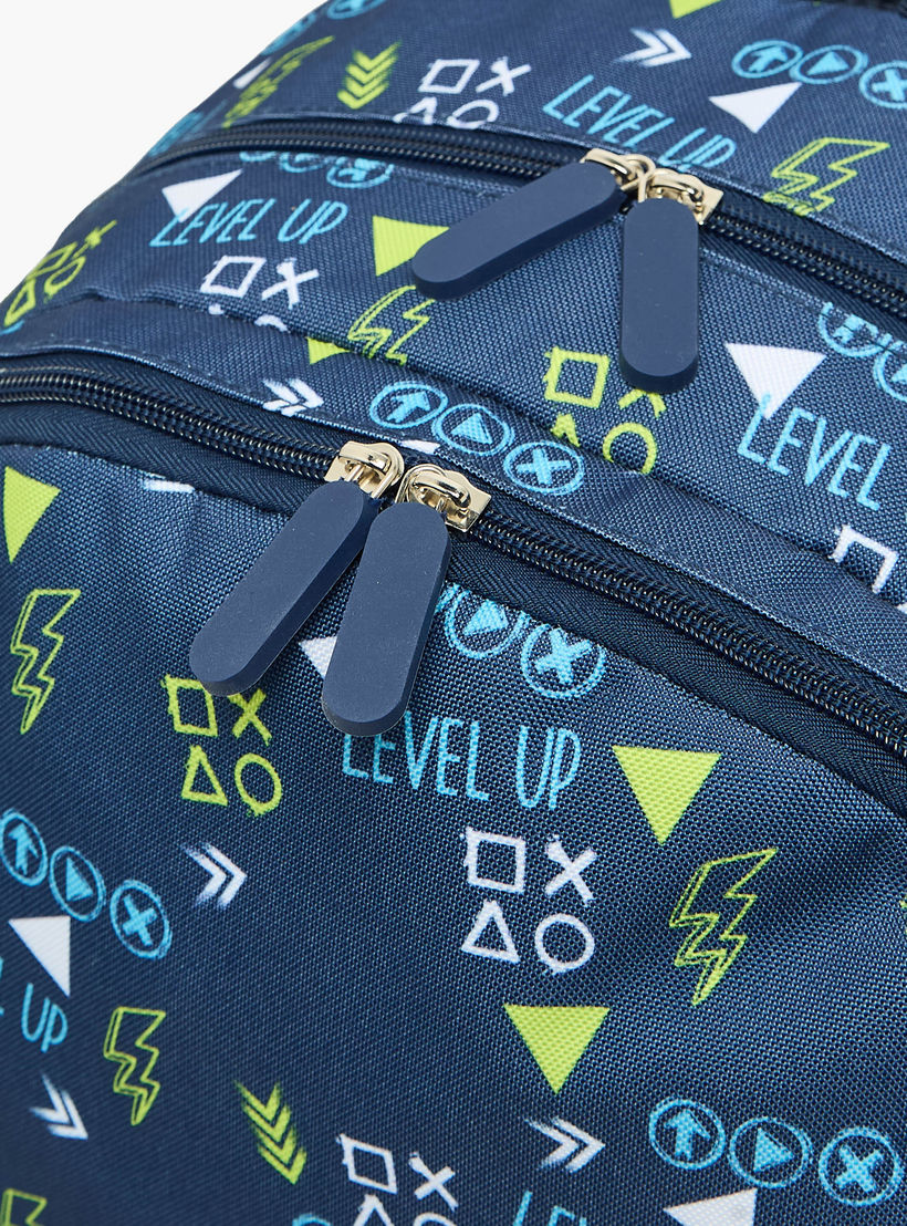 Gaming Print 4-Piece Backpack School Bag Set for Boys 8-13 Years with Pencil Pouch - 17 inches-school-bagsandbackpacks-backpacks-image-6