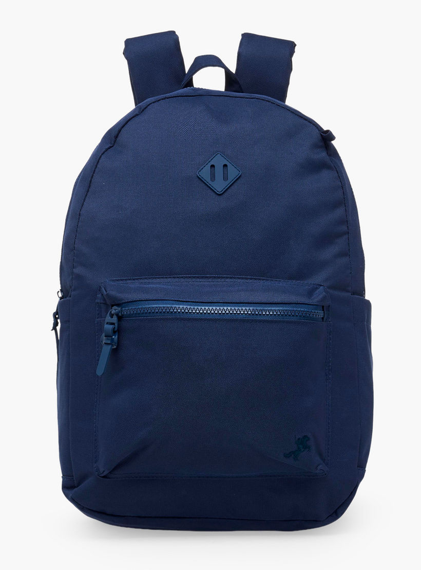 طقم شنطة ظهر مدرسية سادة للأطفال من 8 إلى 13 سنة مع مقلمة وباوتش - 17 بوصة-school-bagsandbackpacks-backpacks-image-4