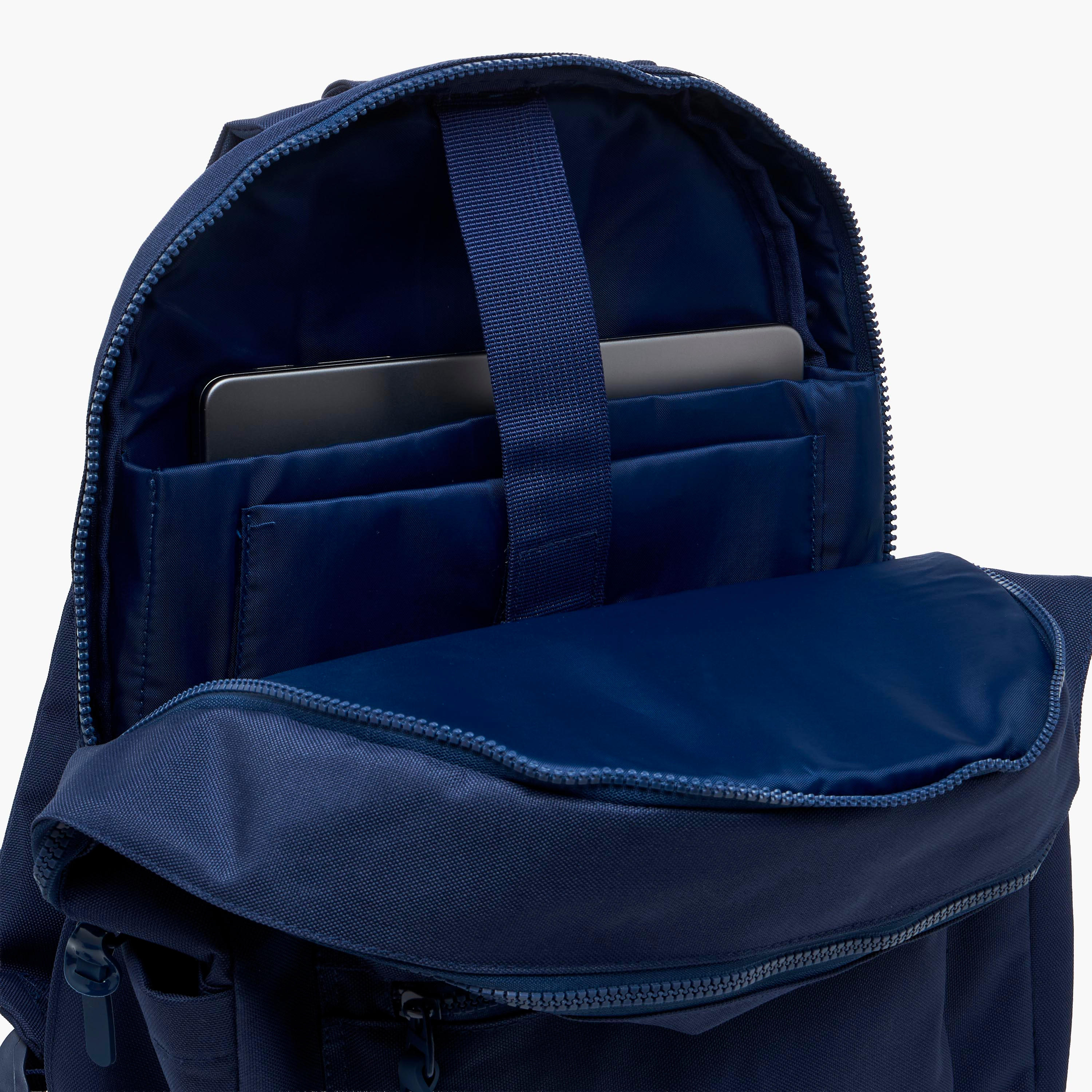 طقم شنطة ظهر مدرسية سادة للأطفال من 8 إلى 13 سنة مع مقلمة وباوتش - 17 بوصة-school-bagsandbackpacks-backpacks-image-8
