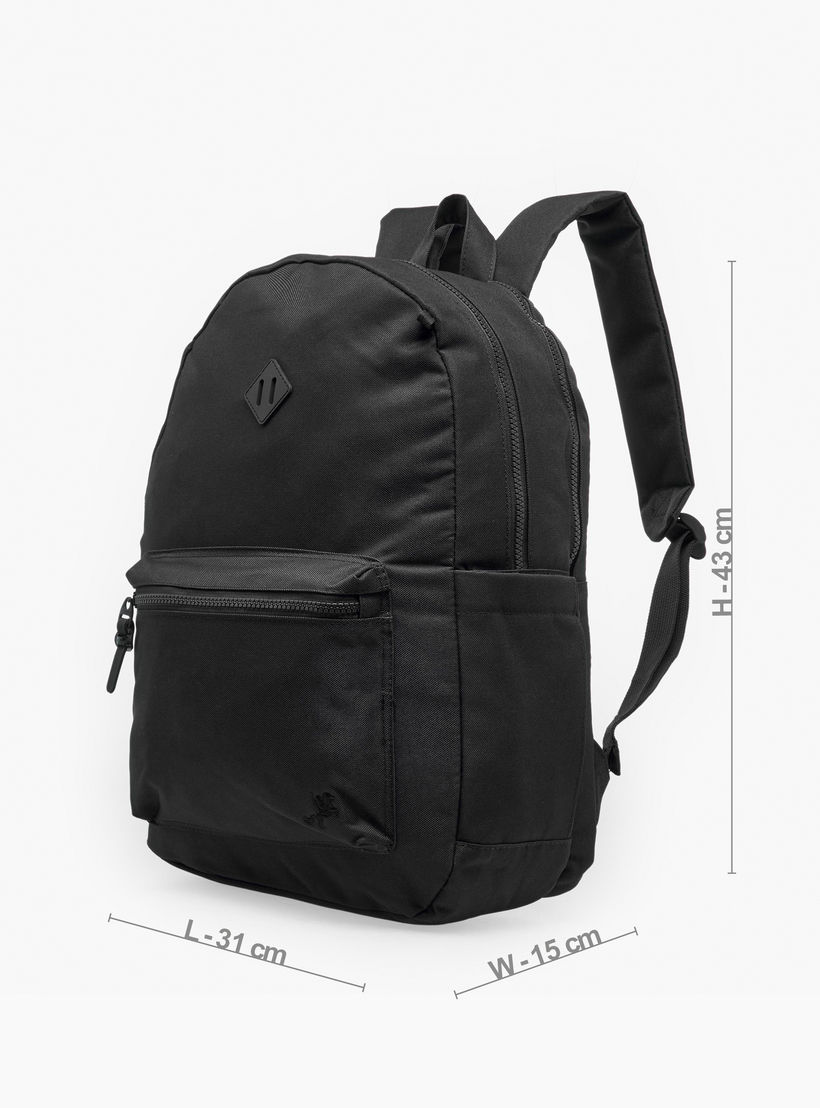 طقم شنطة ظهر مدرسية سادة للأطفال من 8 إلى 13 سنة مع مقلمة وباوتش - 17 بوصة-school-bagsandbackpacks-backpacks-image-9