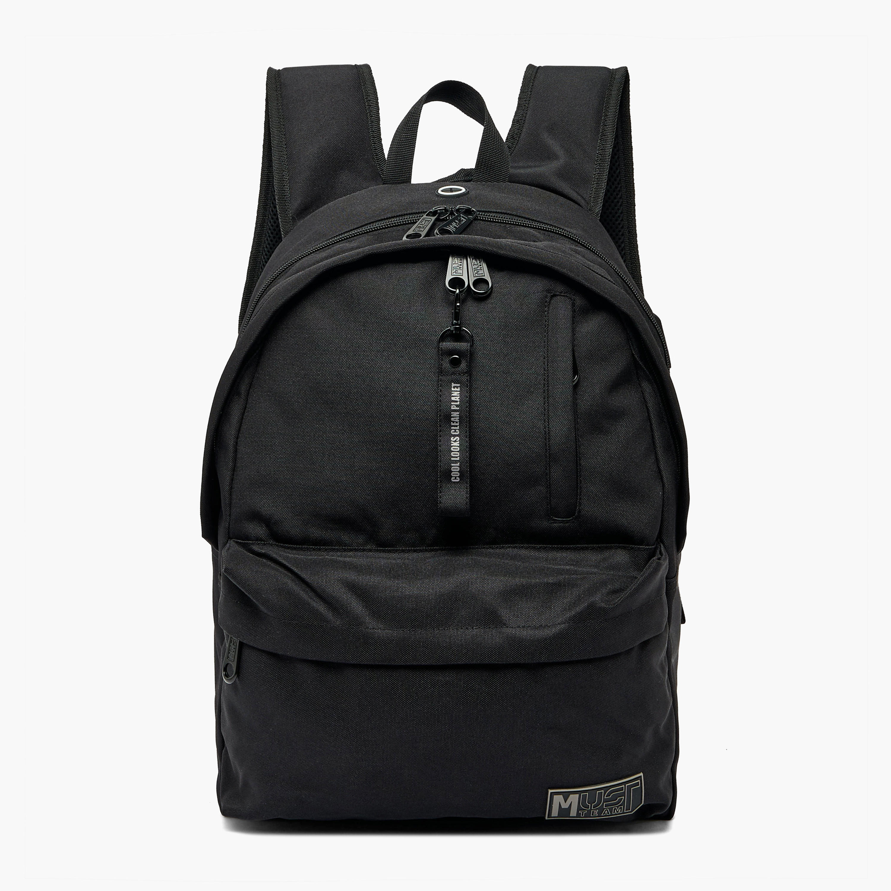 MustTeam Solid Backpack for Boys 8-13 Years with Water Bottle Pocket - 17 inches-school-bagsandbackpacks-backpacks-image-1