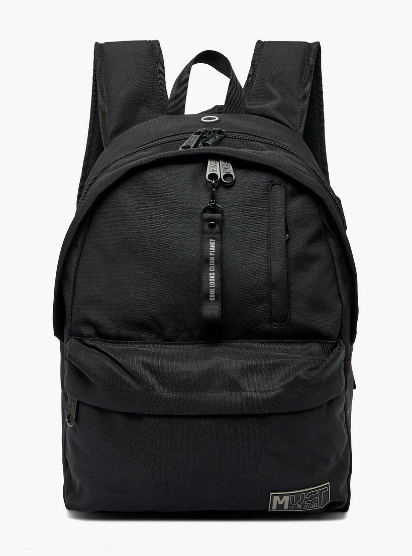 MustTeam Solid Backpack for Boys 8-13 Years with Water Bottle Pocket - 17 inches-school-bagsandbackpacks-backpacks-image-1