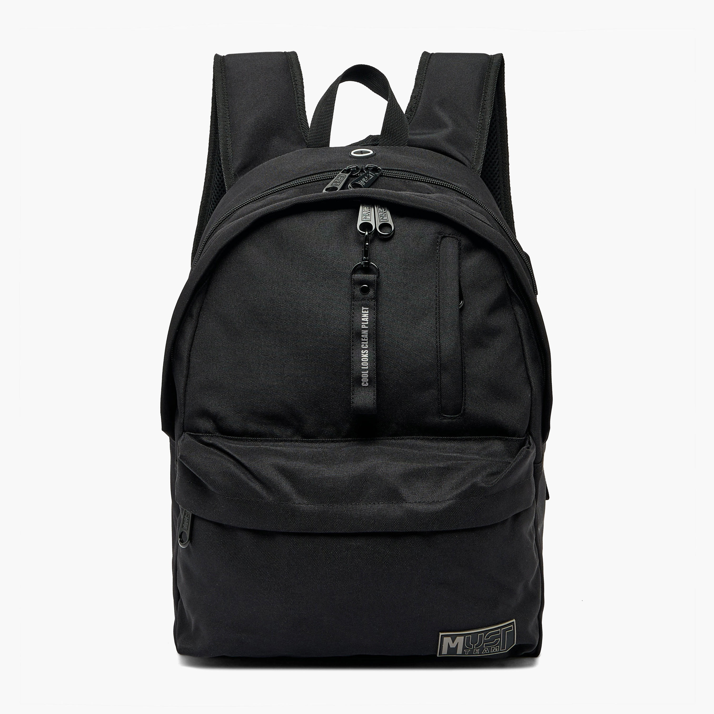 MustTeam Solid Backpack for Boys 8-13 Years with Water Bottle Pocket - 17 inches-school-bagsandbackpacks-backpacks-image-1