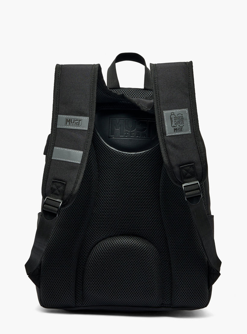 MustTeam Solid Backpack for Boys 8-13 Years with Water Bottle Pocket - 17 inches-school-bagsandbackpacks-backpacks-image-11
