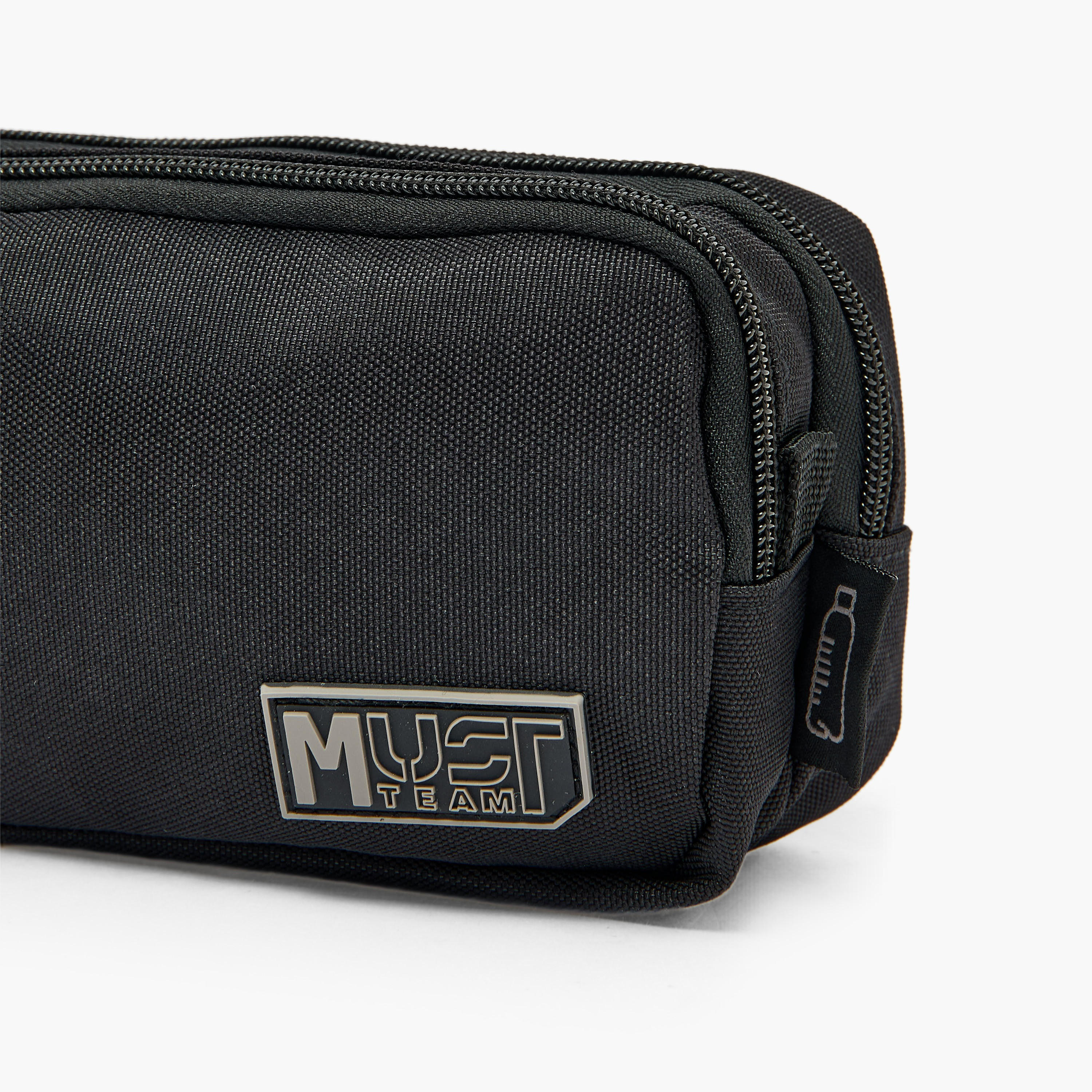 MustTeam Textured Pencil Pouch with 2 Compartments-school-stationery-pencilcases-image-7