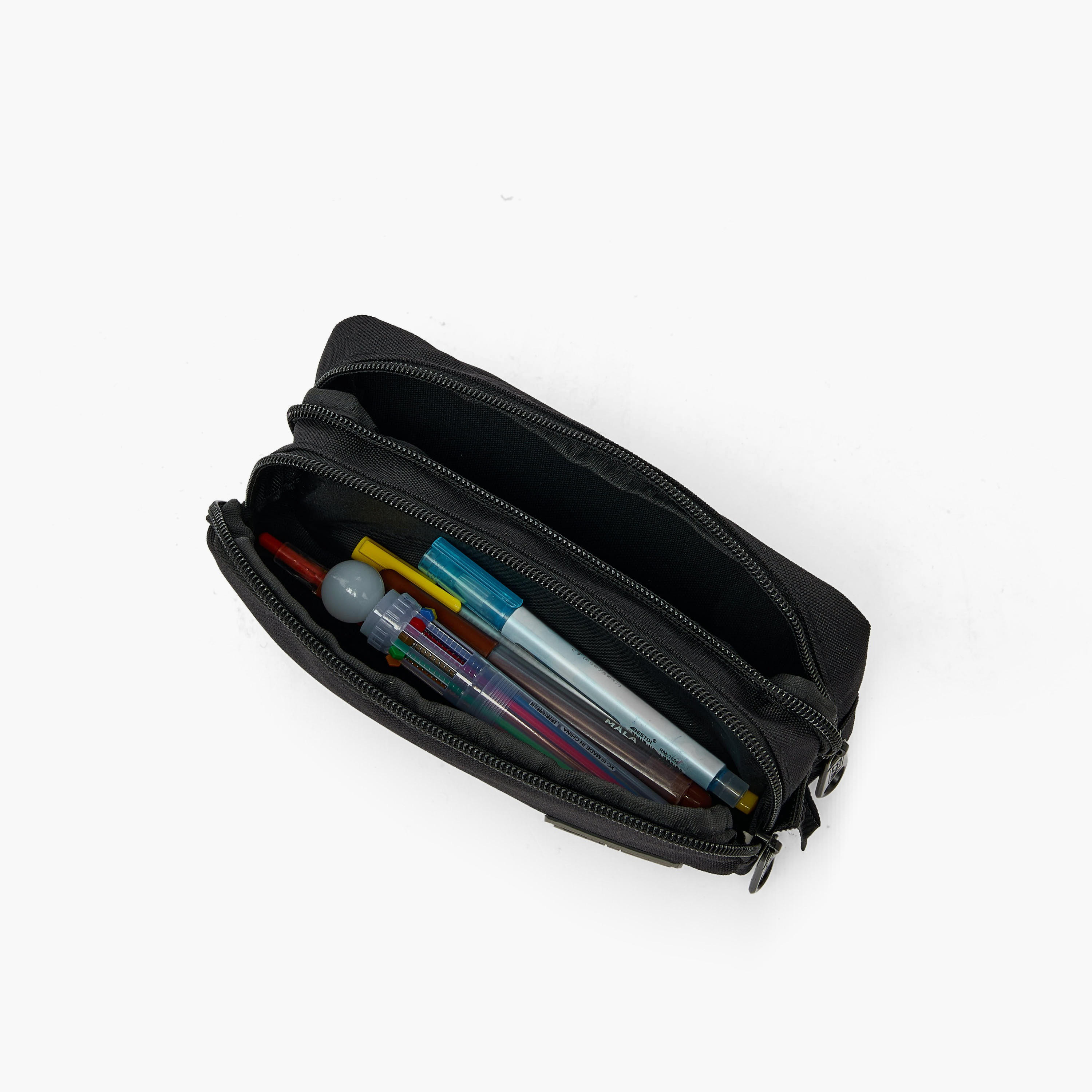 MustTeam Textured Pencil Pouch with 2 Compartments-school-stationery-pencilcases-image-8