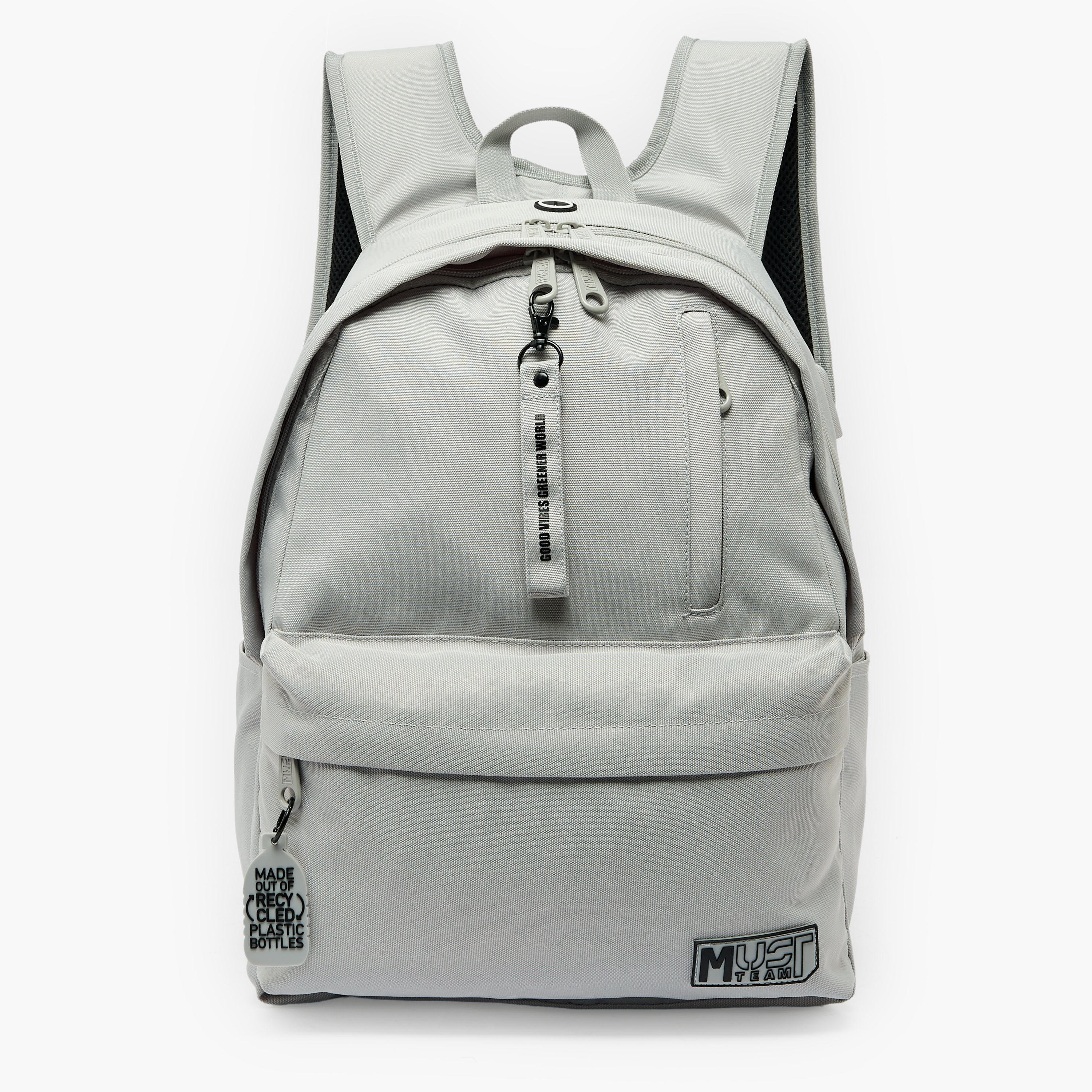 MustTeam Solid Backpack for Boys 8-13 Years with Water Bottle Pocket - 17 inches-school-bagsandbackpacks-backpacks-image-1