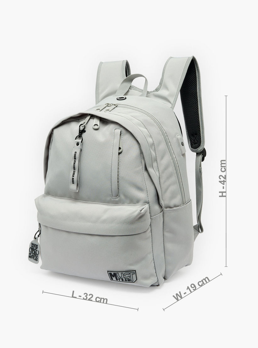 MustTeam Solid Backpack for Boys 8-13 Years with Water Bottle Pocket - 17 inches-school-bagsandbackpacks-backpacks-image-8