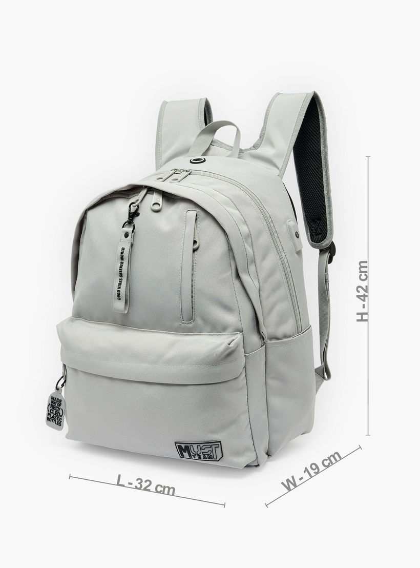 MustTeam Solid Backpack for Boys 8-13 Years with Water Bottle Pocket - 17 inches-school-bagsandbackpacks-backpacks-image-9