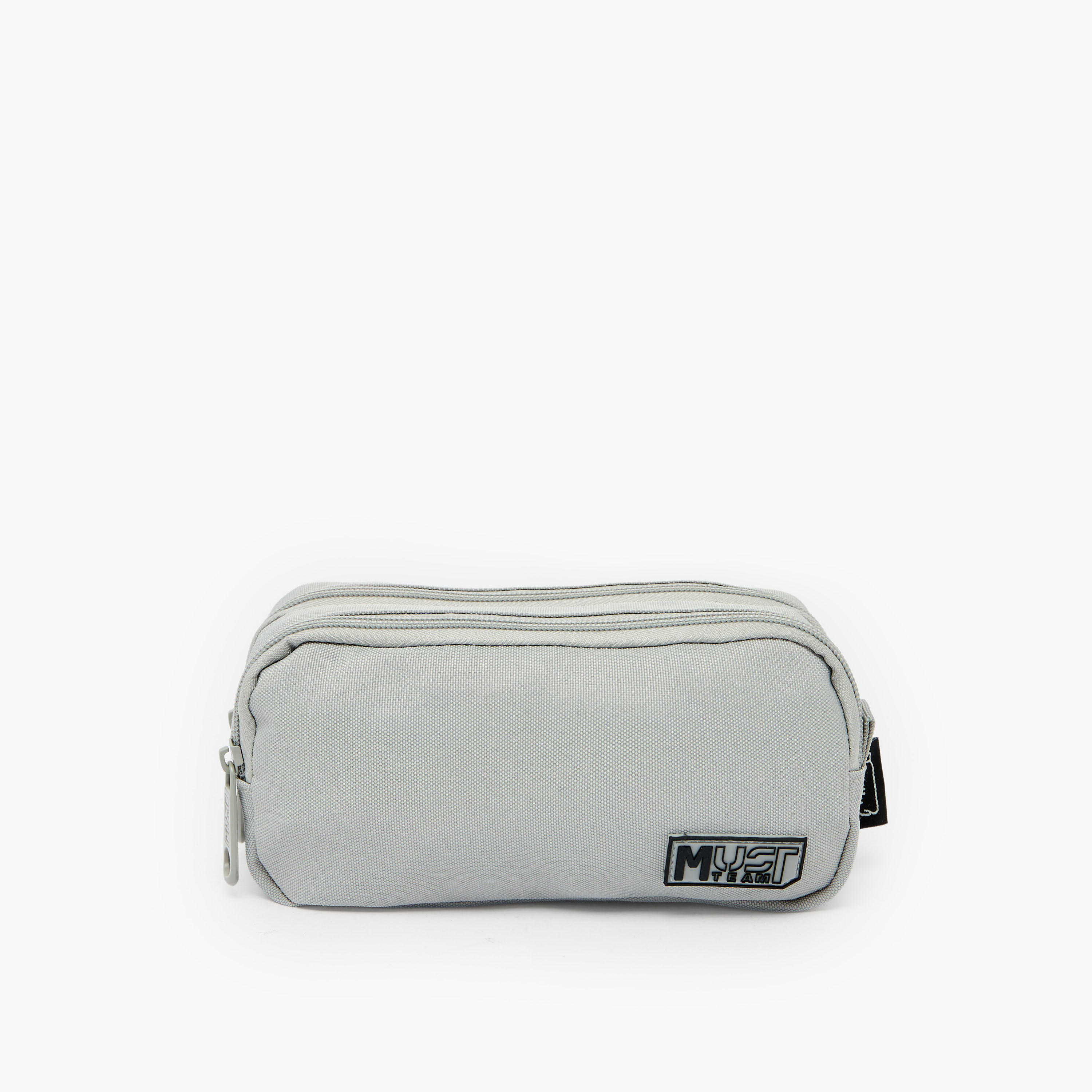MustTeam Solid Pencil Case with 2 Compartments-school-stationery-pencilcases-image-1