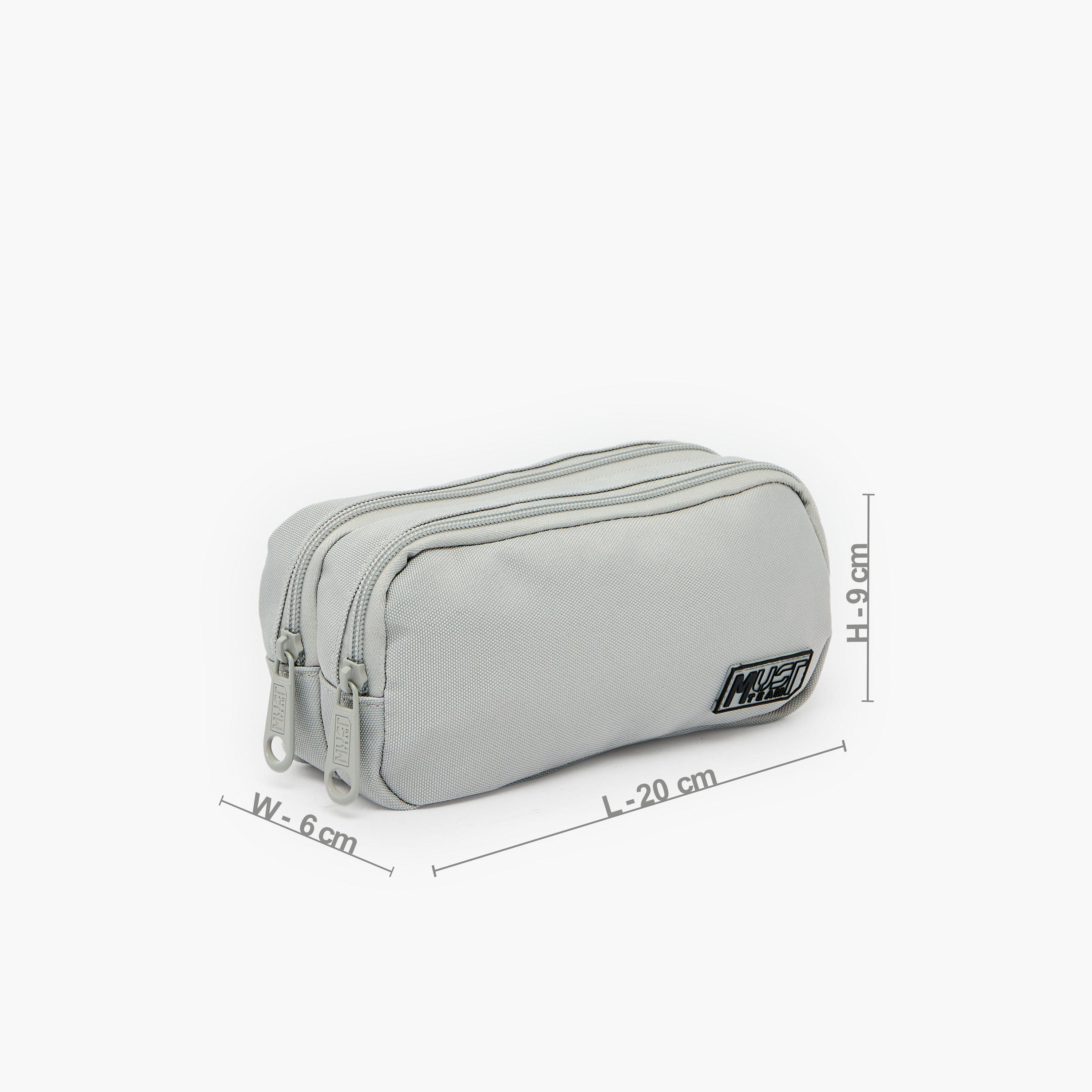 MustTeam Solid Pencil Case with 2 Compartments-school-stationery-pencilcases-image-4