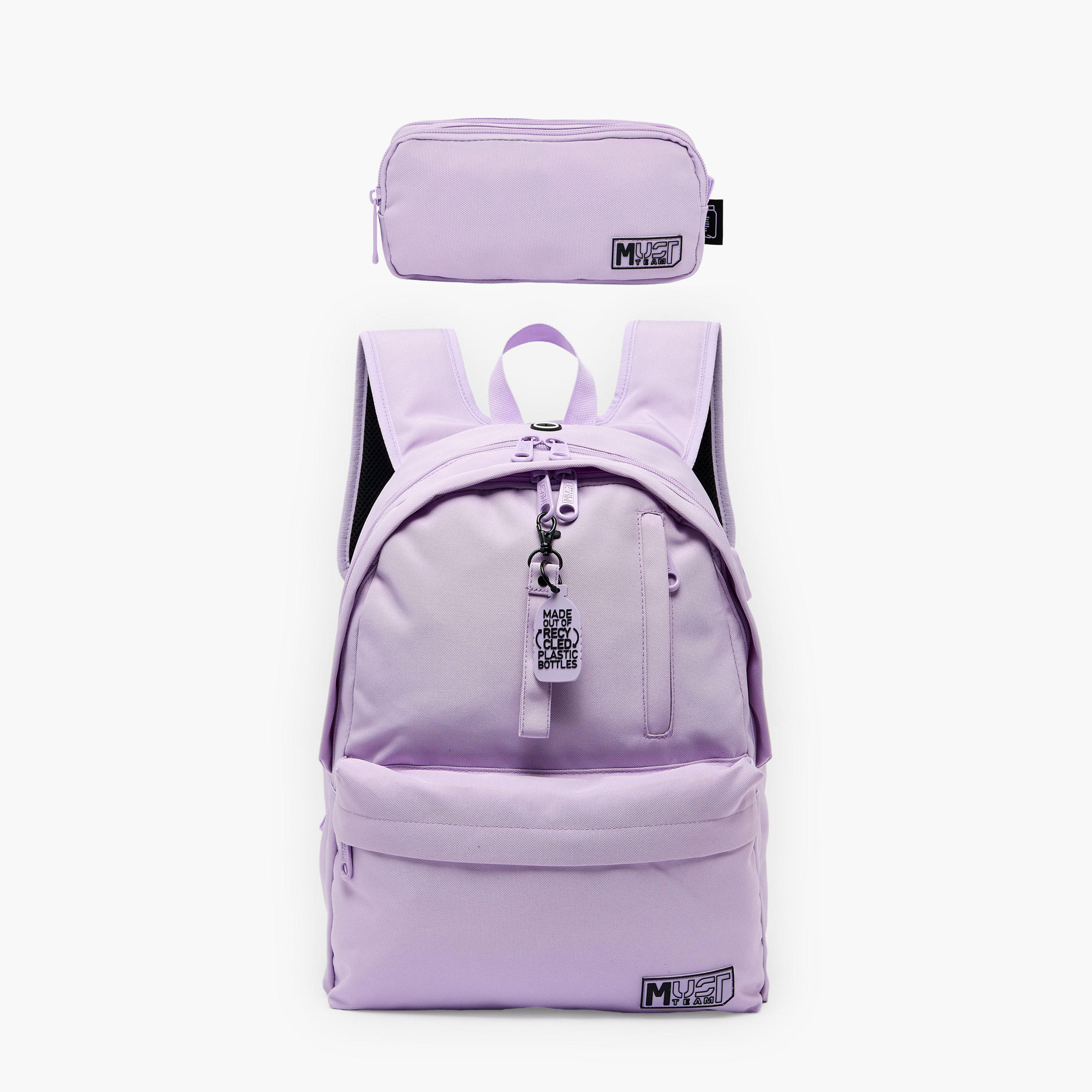 MustTeam Solid Backpack for Girls 8-13 Years with Water Bottle Pocket - 17 inches-school-bagsandbackpacks-backpacks-image-11