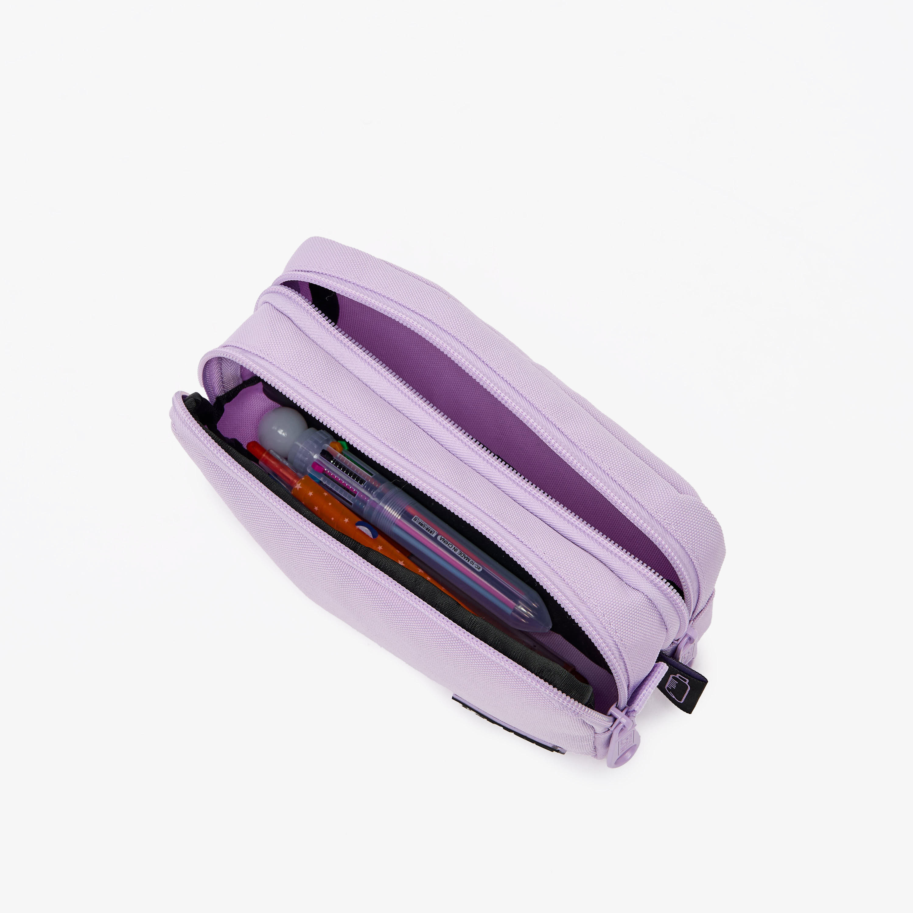 مقلمة سادة بقسمين من ماست تيم-school-stationery-pencilcases-image-8