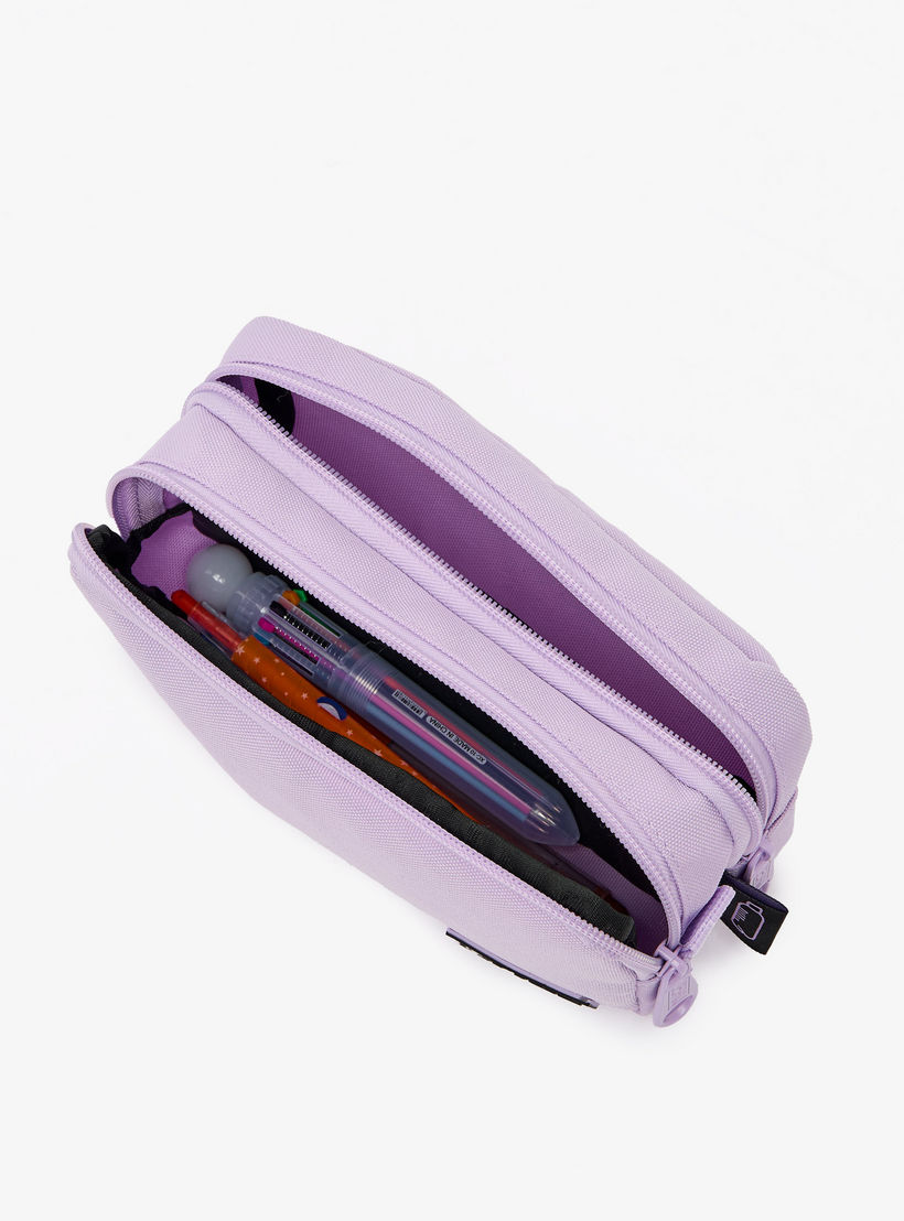 مقلمة سادة بقسمين من ماست تيم-school-stationery-pencilcases-image-8