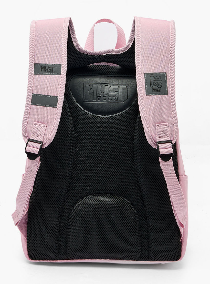 MustTeam Solid Backpack for Girls 8-13 Years with Adjustable Shoulder Straps - 17 inches-school-bagsandbackpacks-backpacks-image-11