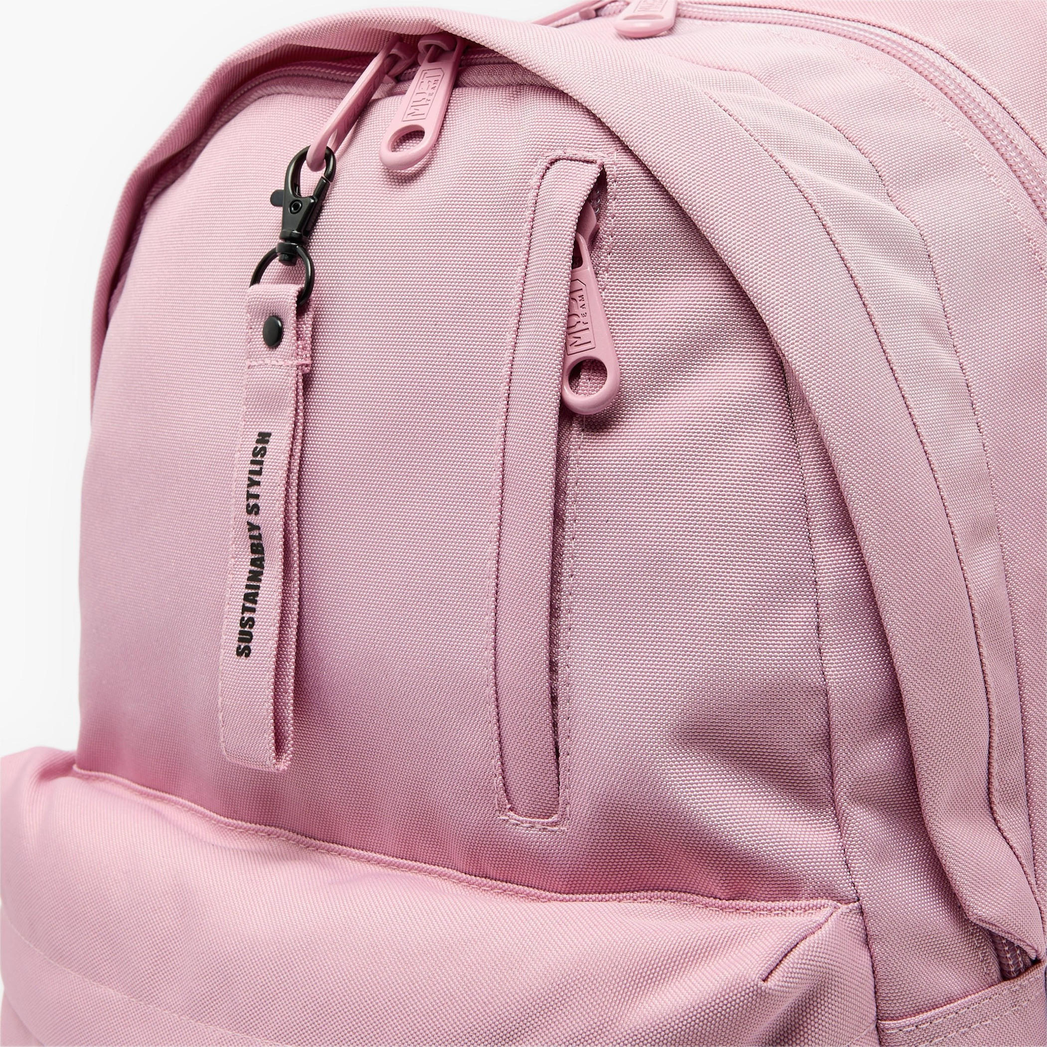 MustTeam Solid Backpack for Girls 8-13 Years with Adjustable Shoulder Straps - 17 inches-school-bagsandbackpacks-backpacks-image-6