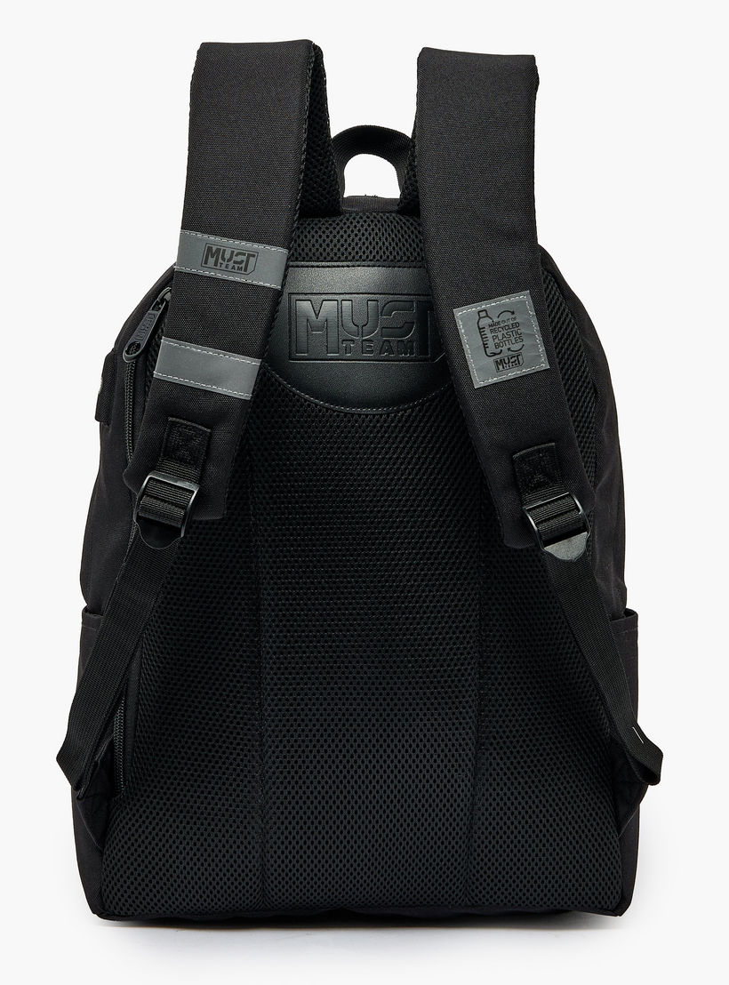 MustTeam Solid Backpack for Boys 8-13 Years with Adjustable Straps - 17 inches-school-bagsandbackpacks-backpacks-image-10