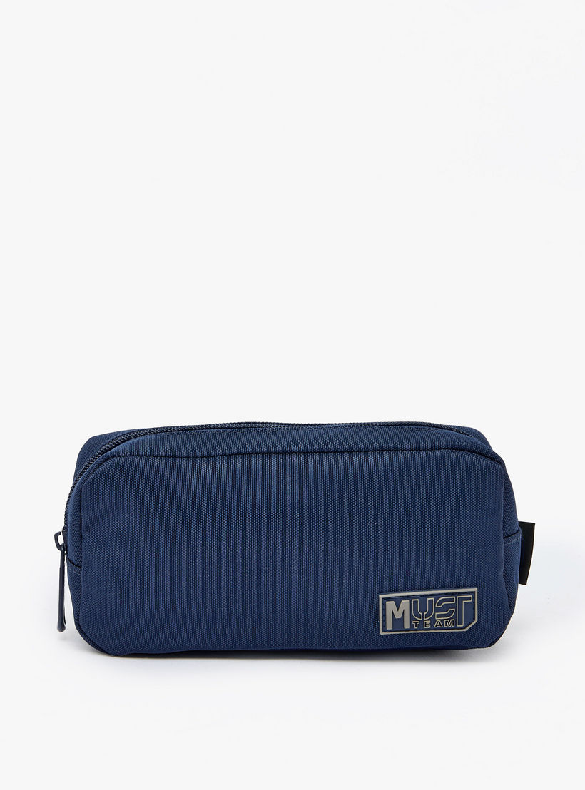 MustTeam Solid Pencil Pouch with Zip Closure-school-stationery-pencilcases-image-1