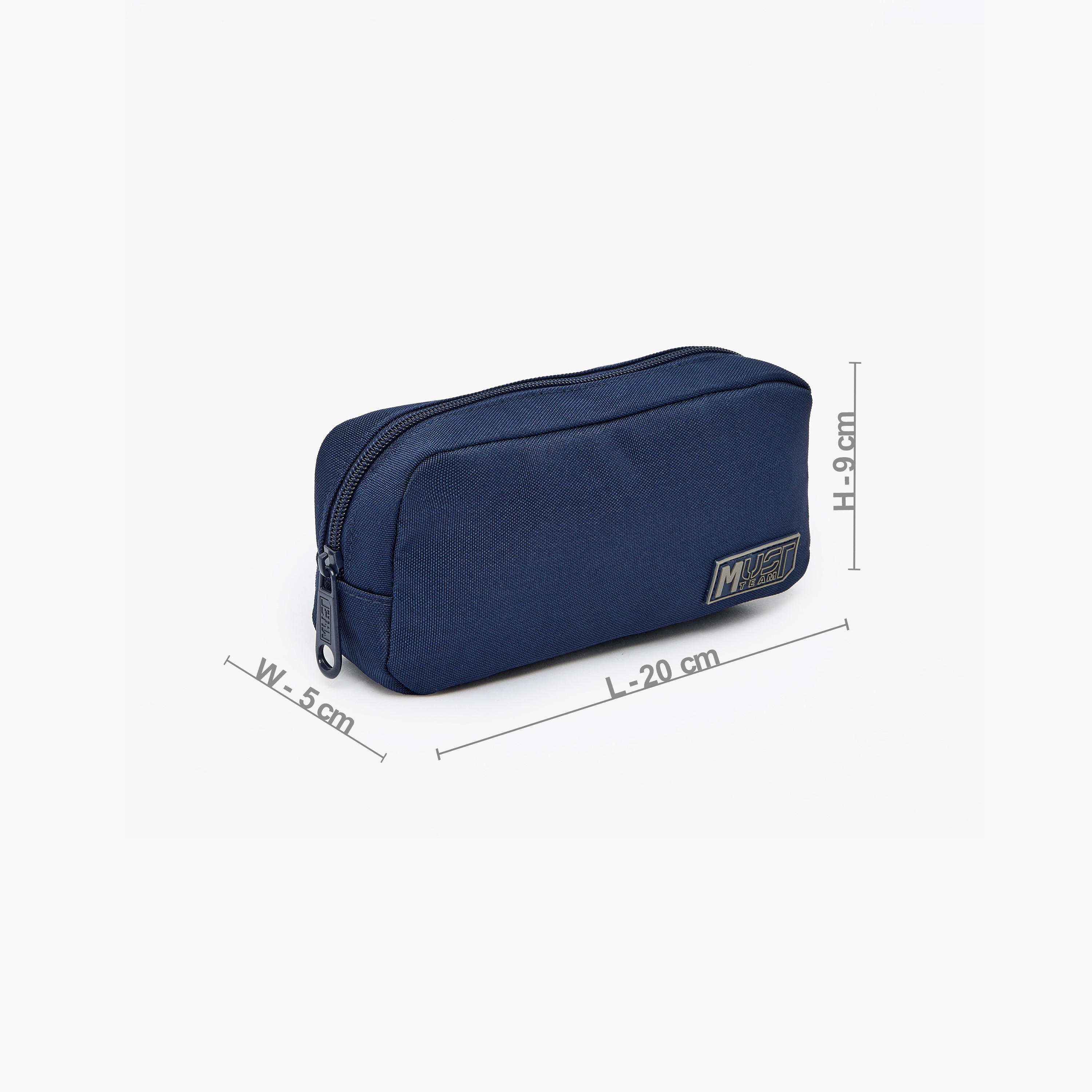 MustTeam Solid Pencil Pouch with Zip Closure-school-stationery-pencilcases-image-4