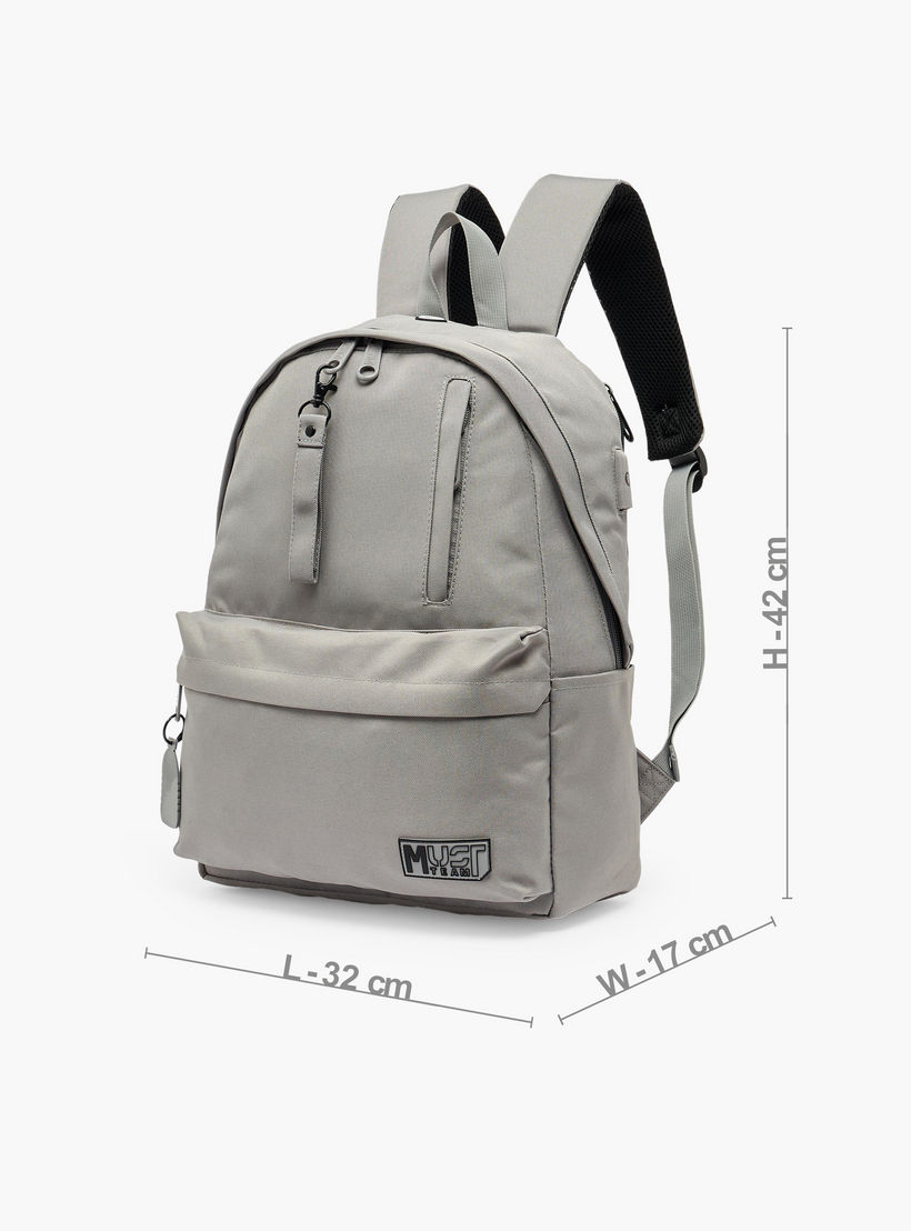 شنطة ظهر سادة للأولاد 8-13 سنة مع منظم قرطاسية من موست تسم - 17 بوصة-school-bagsandbackpacks-backpacks-image-7