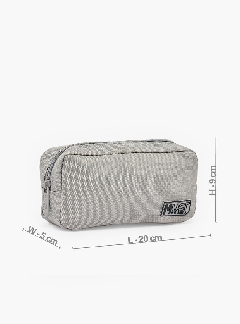 MustTeam Solid Pencil Pouch with Zip Closure-school-stationery-pencilcases-image-4