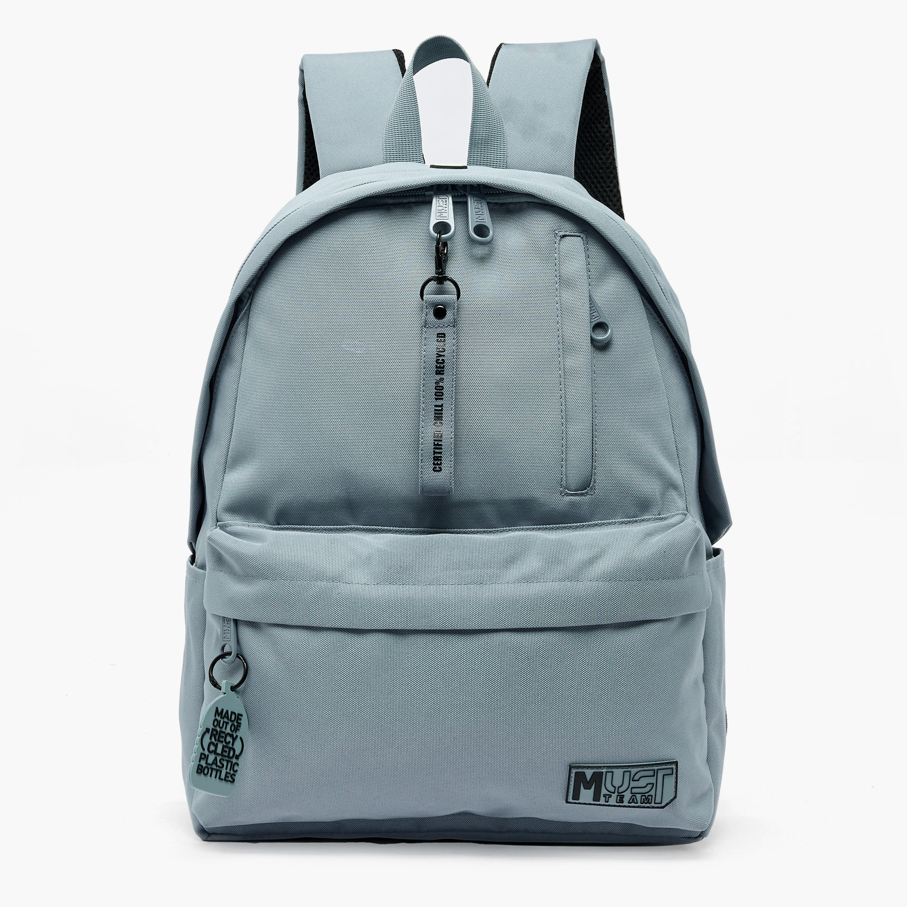 MustTeam Solid Backpack for Boys 8-13 Years with Adjustable Straps - 17 inches-school-bagsandbackpacks-backpacks-image-1