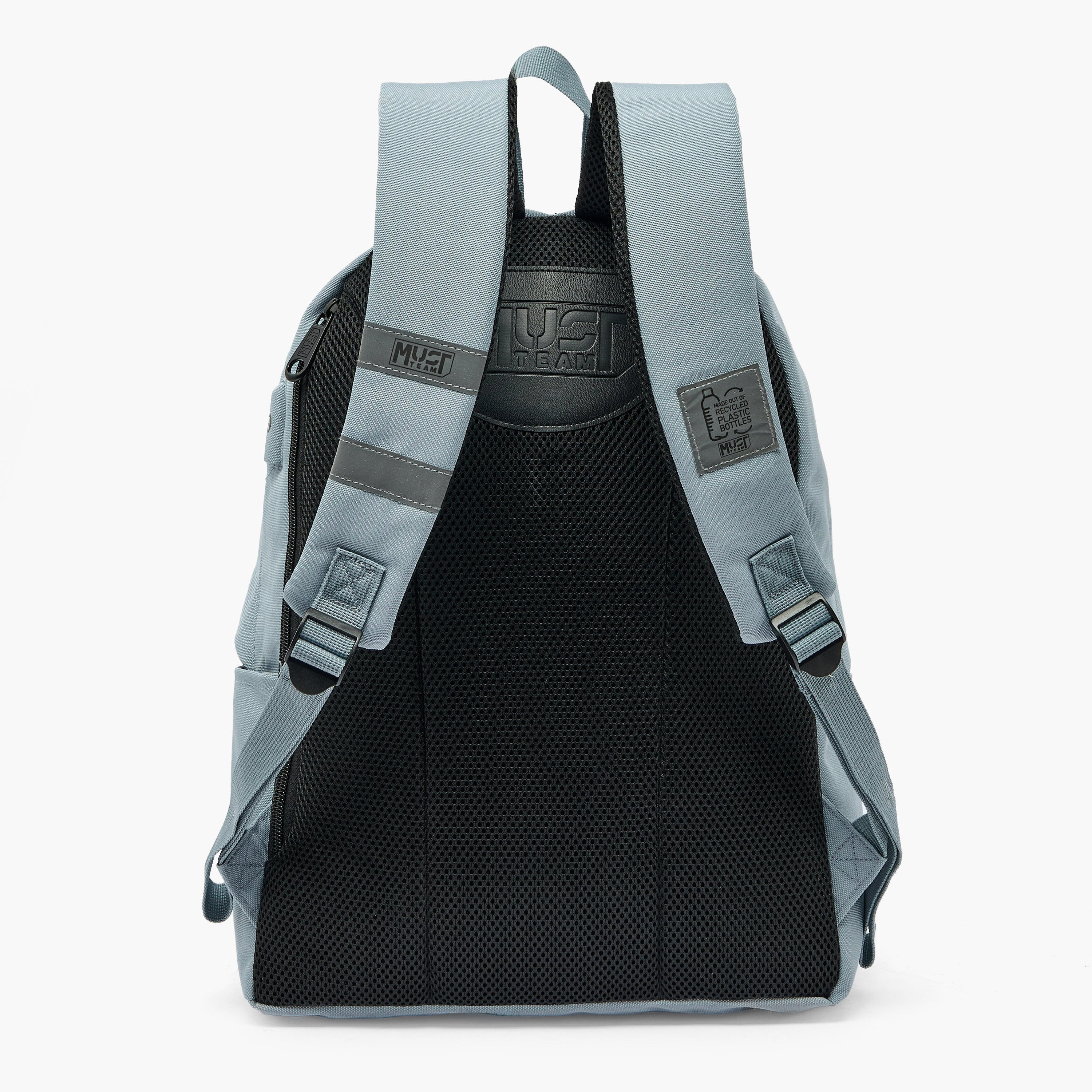 MustTeam Solid Backpack for Boys 8-13 Years with Adjustable Straps - 17 inches-school-bagsandbackpacks-backpacks-image-10