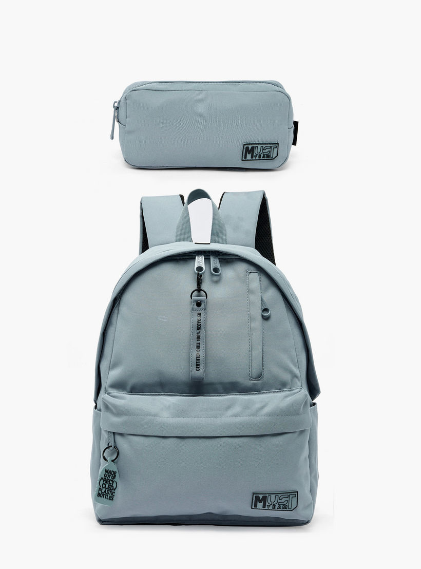 MustTeam Solid Backpack for Boys 8-13 Years with Adjustable Straps - 17 inches-school-bagsandbackpacks-backpacks-image-11