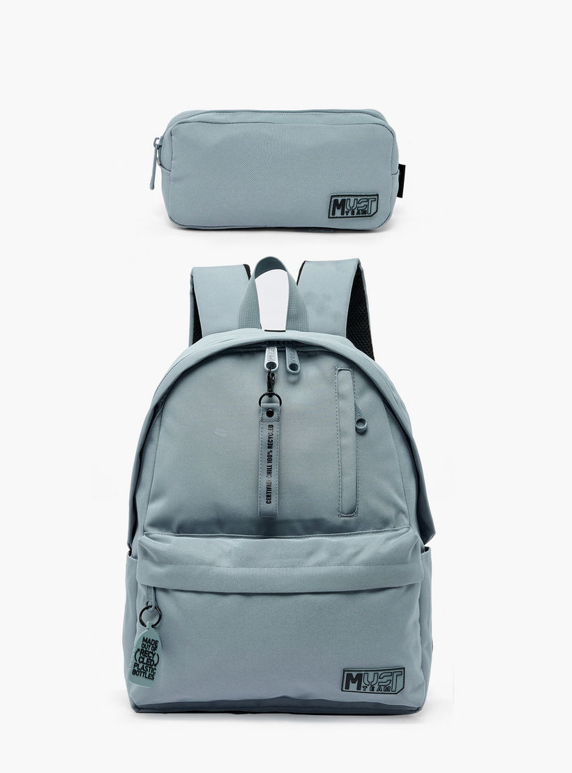 MustTeam Solid Backpack for Boys 8-13 Years with Adjustable Straps - 17 inches-school-bagsandbackpacks-backpacks-image-12