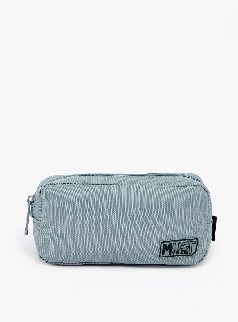 MustTeam Solid Pencil Pouch with Zip Closure-school-stationery-pencilcases-image-1