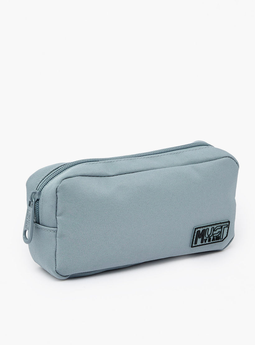 MustTeam Solid Pencil Pouch with Zip Closure-school-stationery-pencilcases-image-3