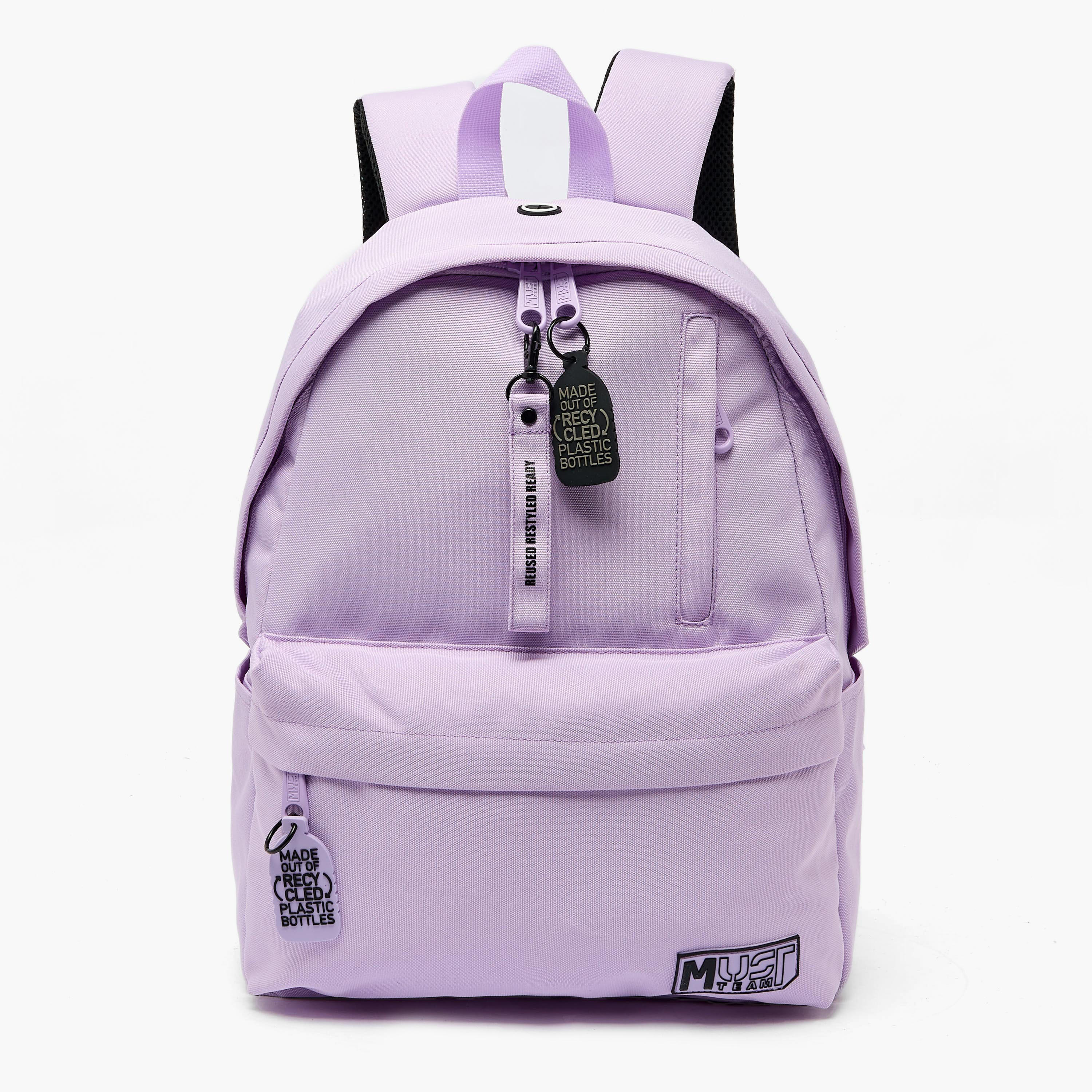 شنطة ظهر سادة للبنات 8-13 سنة بأحزمة قابلة للتعديل من مست تيم - 17 بوصة-school-bagsandbackpacks-backpacks-image-1